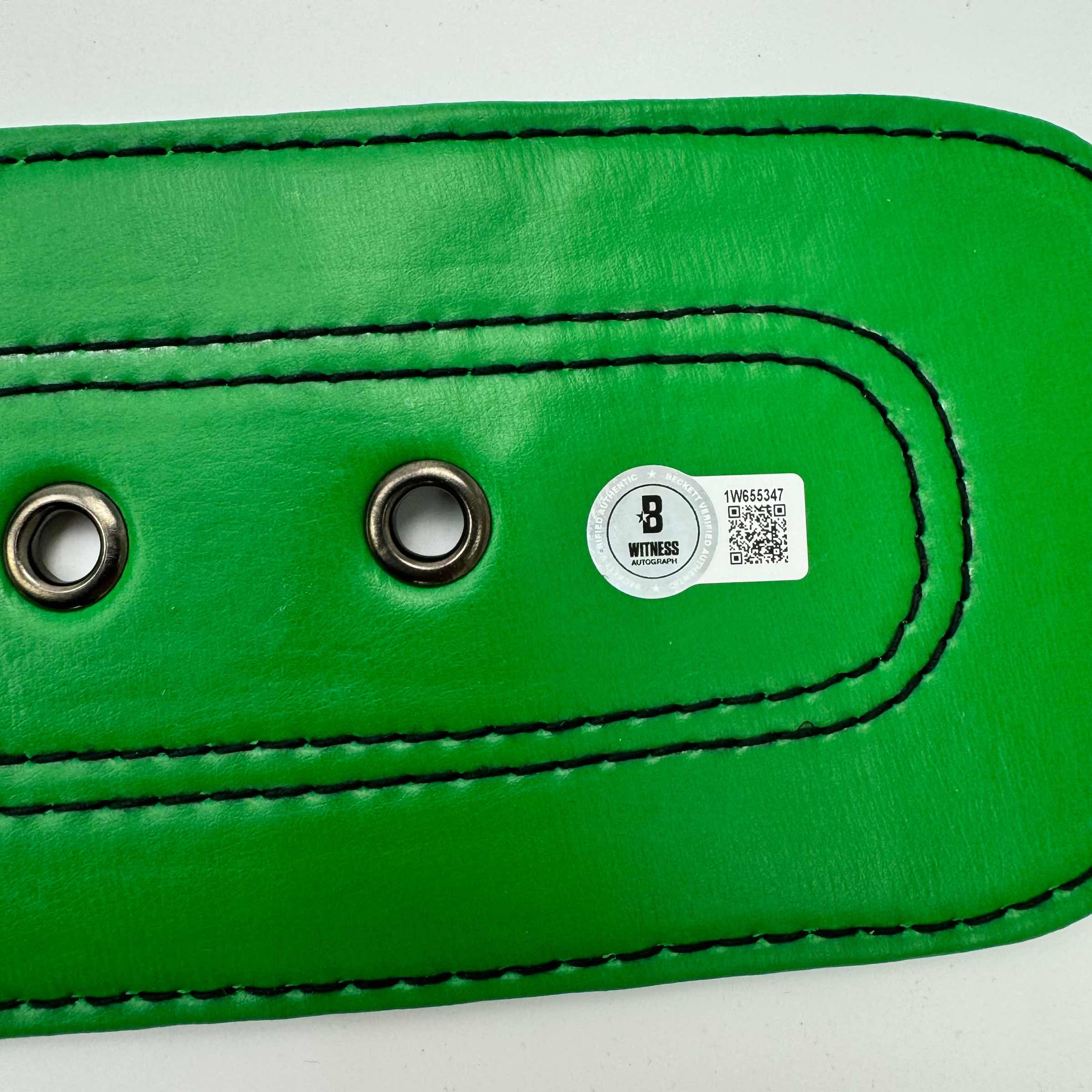 autographed-signed-oscar-de-la-hoya-wbc-green-boxing-replica-championship-belt-beckett-bas-coa