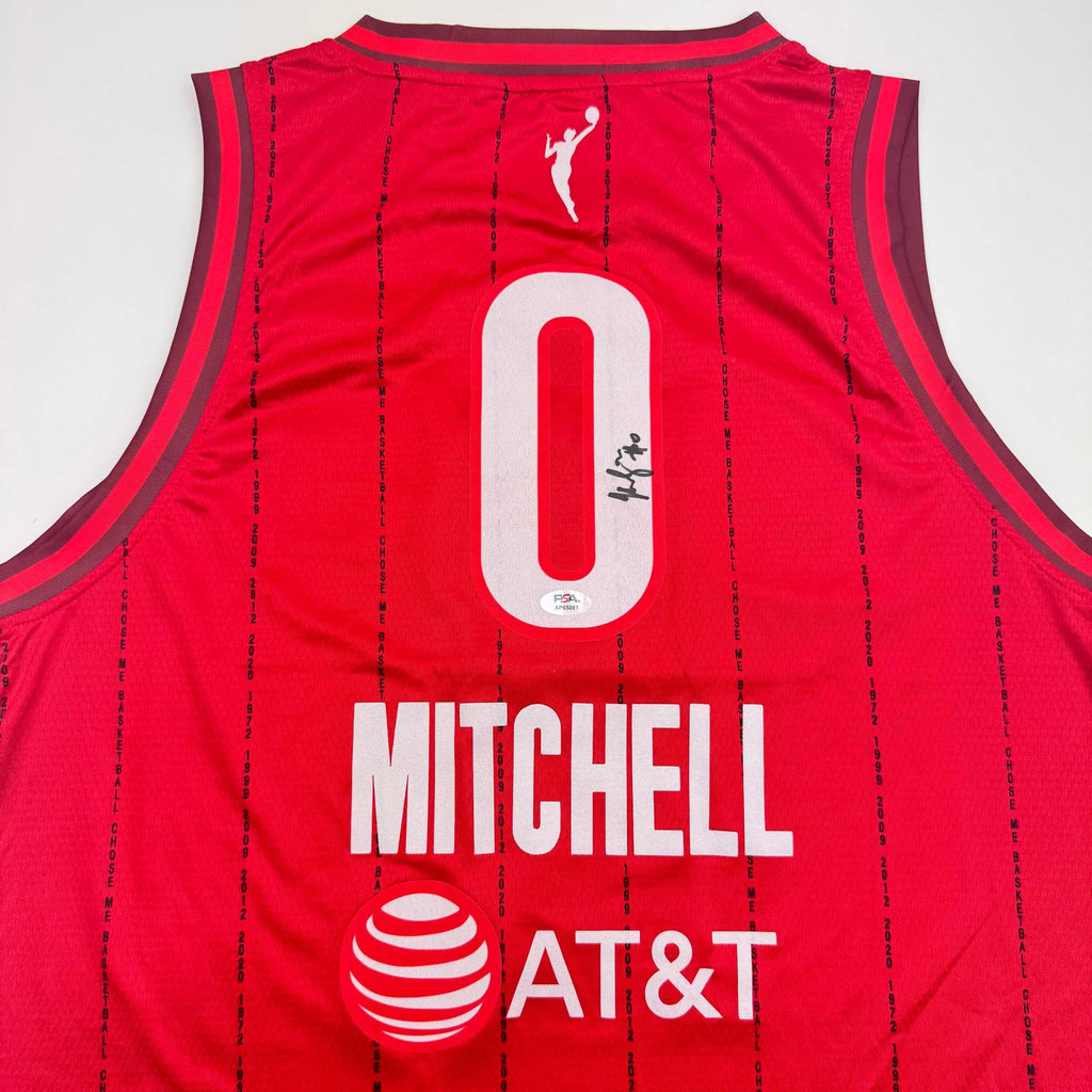 autographed-signed-kelsey-mitchell-indiana-red-basketball-jersey-psa-coa