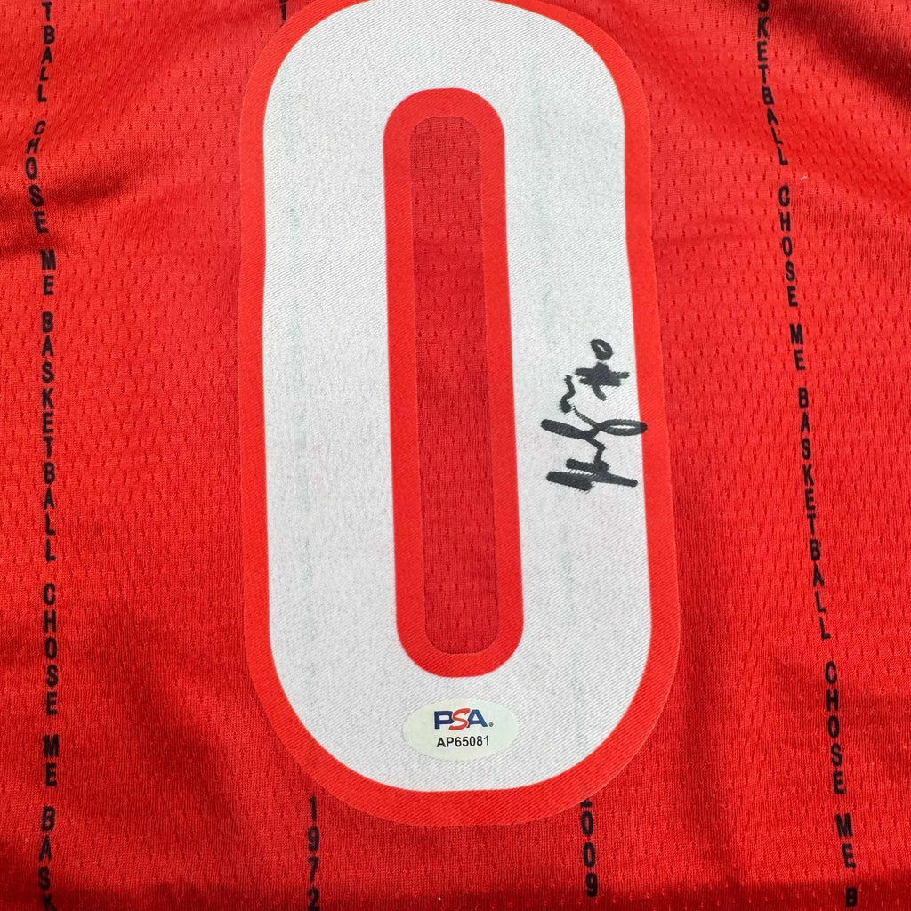 autographed-signed-kelsey-mitchell-indiana-red-basketball-jersey-psa-coa