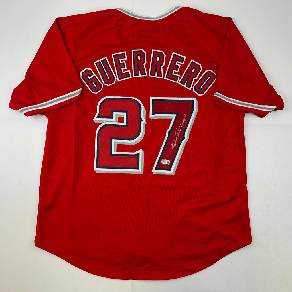 autographed-signed-vladimir-vlad-guerrero-los-angeles-la-anaheim-red-baseball-jersey-beckett-bas-coa