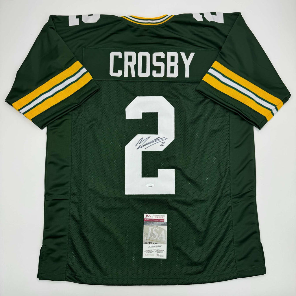 autographed-signed-mason-crosby-green-bay-green-football-jersey-jsa-coa