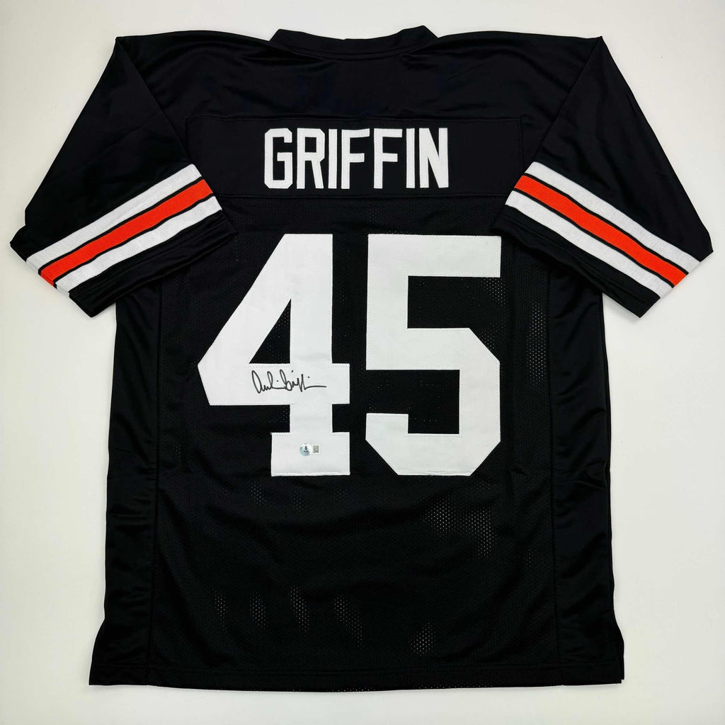 autographed-signed-archie-griffin-cincinnati-black-football-jersey-beckett-bas-coa