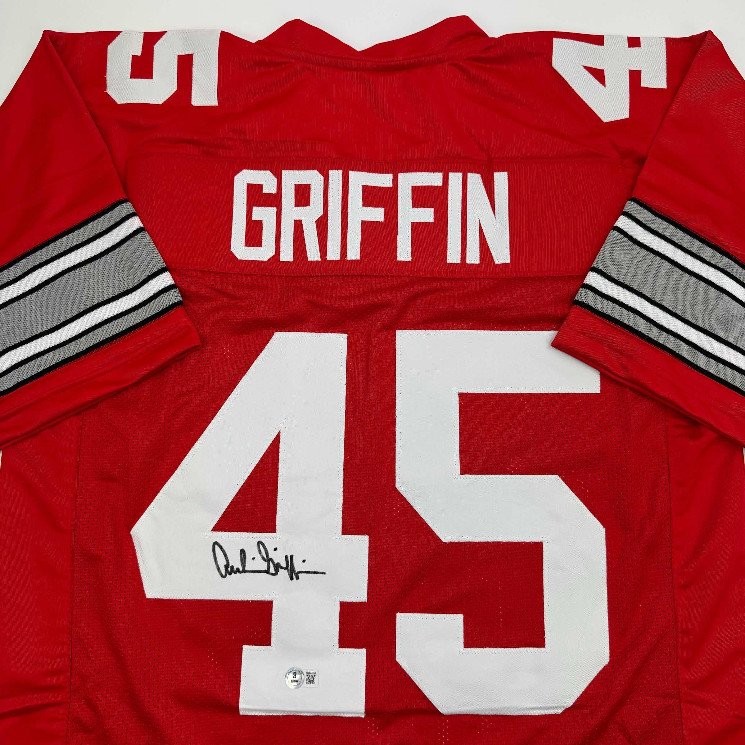 autographed-signed-archie-griffin-ohio-state-red-college-football-jersey-beckett-bas-coa