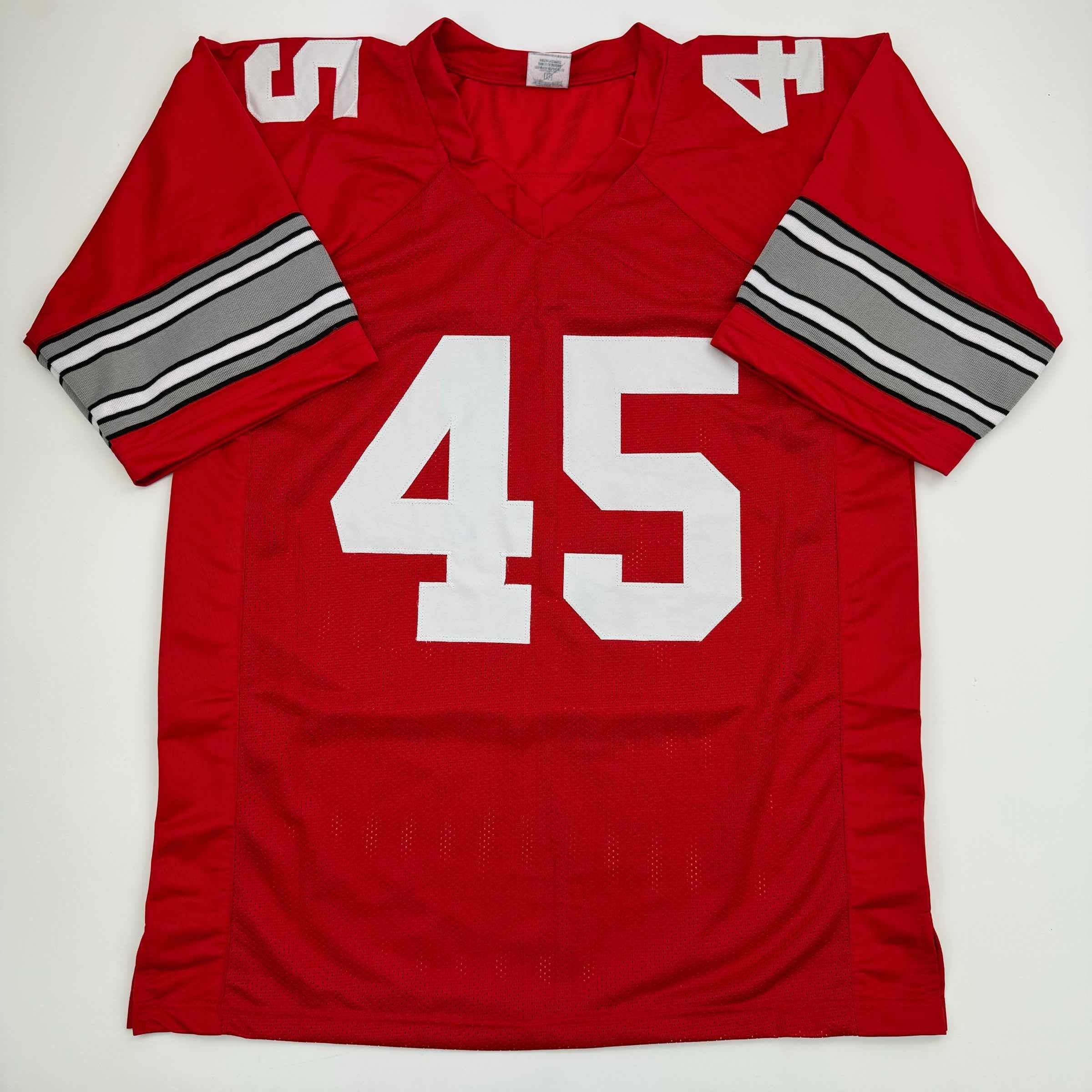 autographed-signed-archie-griffin-ohio-state-red-college-football-jersey-beckett-bas-coa