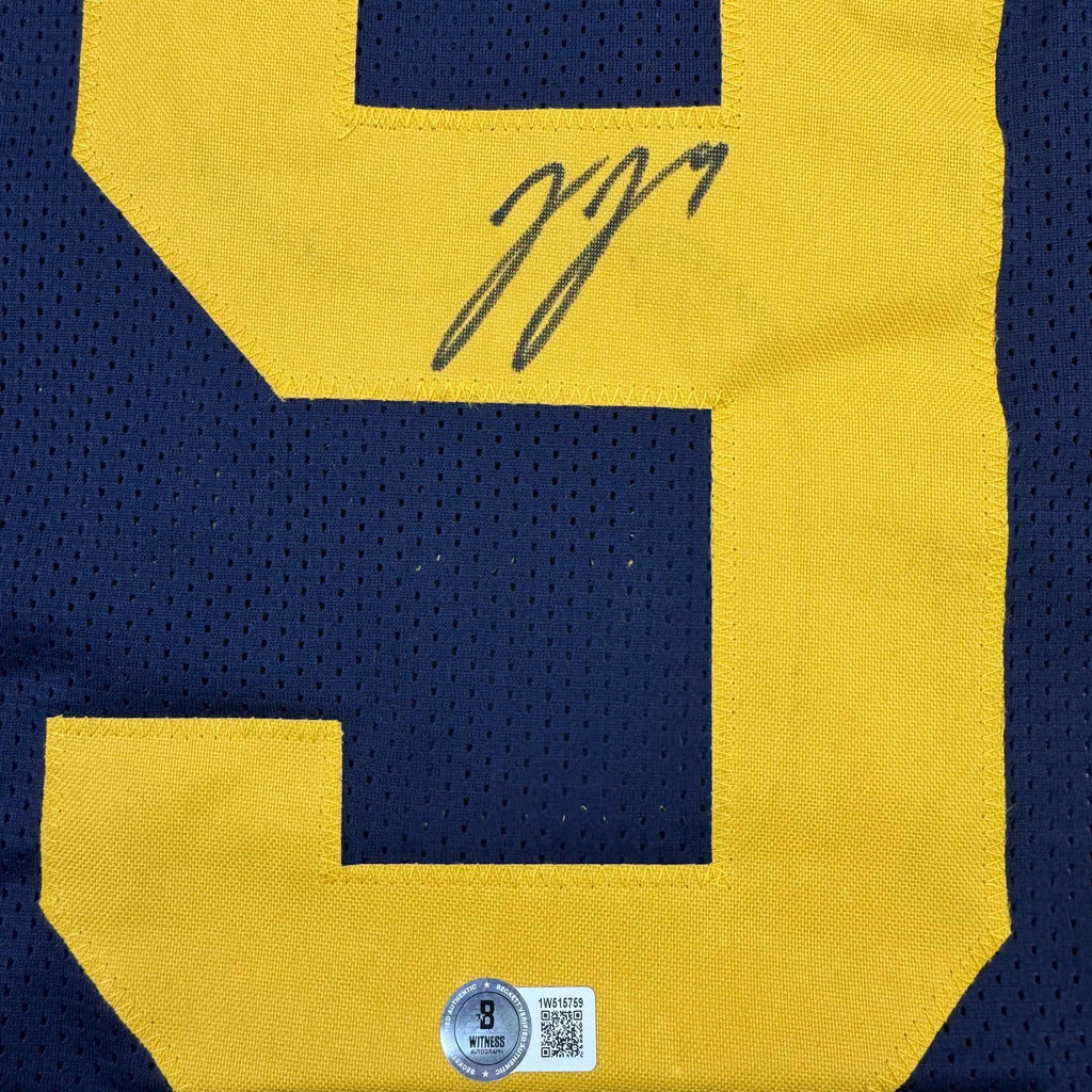 autographed-signed-j-j-jj-mccarthy-michigan-blue-college-football-jersey-beckett-bas-coa