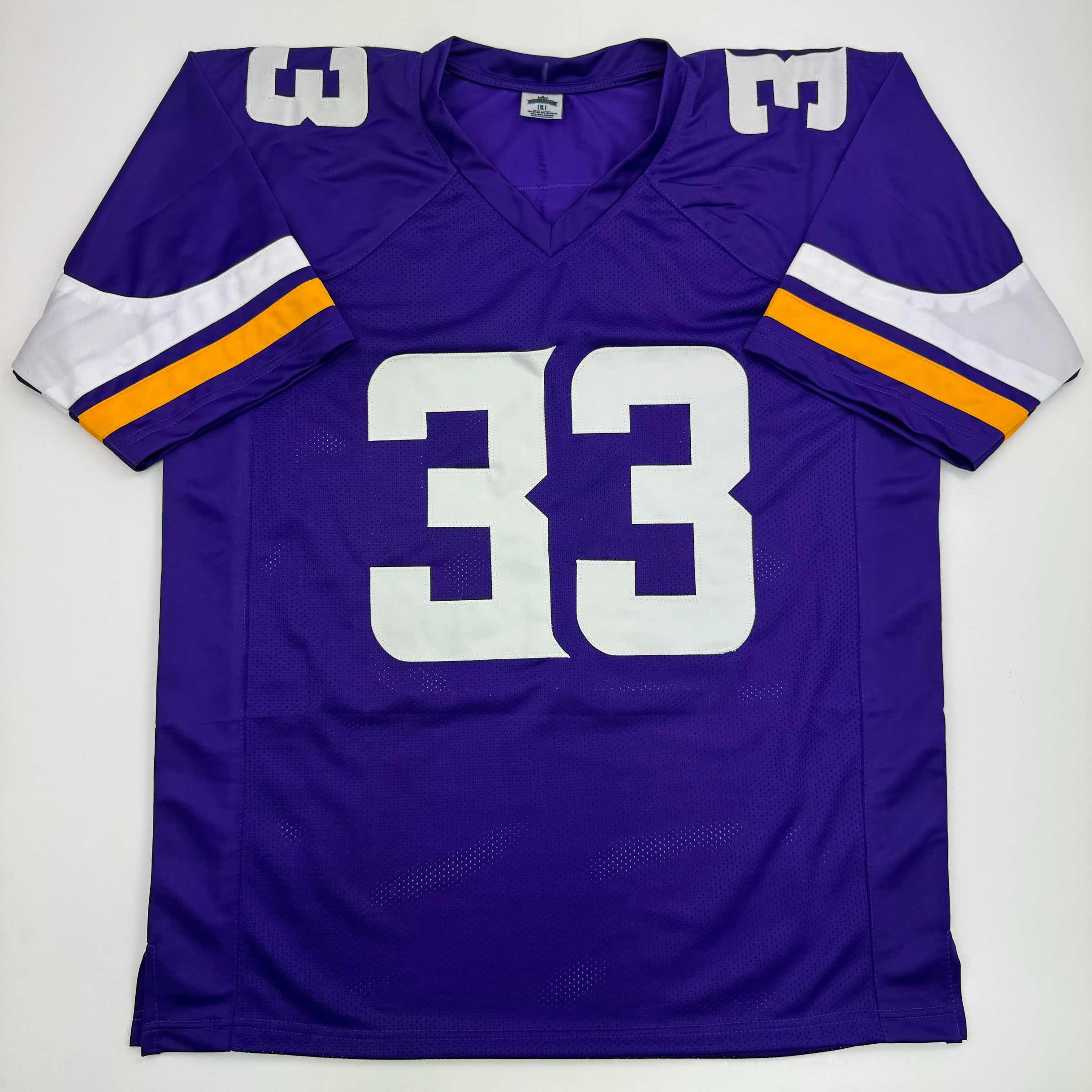 autographed-signed-aaron-jones-minnesota-purple-football-jersey-beckett-bas-coa