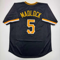 autographed-signed-bill-madlock-pittsburgh-black-baseball-jersey-jsa-coa