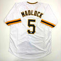 autographed-signed-bill-madlock-pittsburgh-white-baseball-jersey-jsa-coa