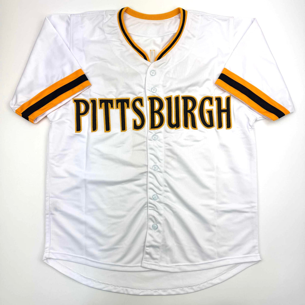 autographed-signed-bill-madlock-pittsburgh-white-baseball-jersey-jsa-coa