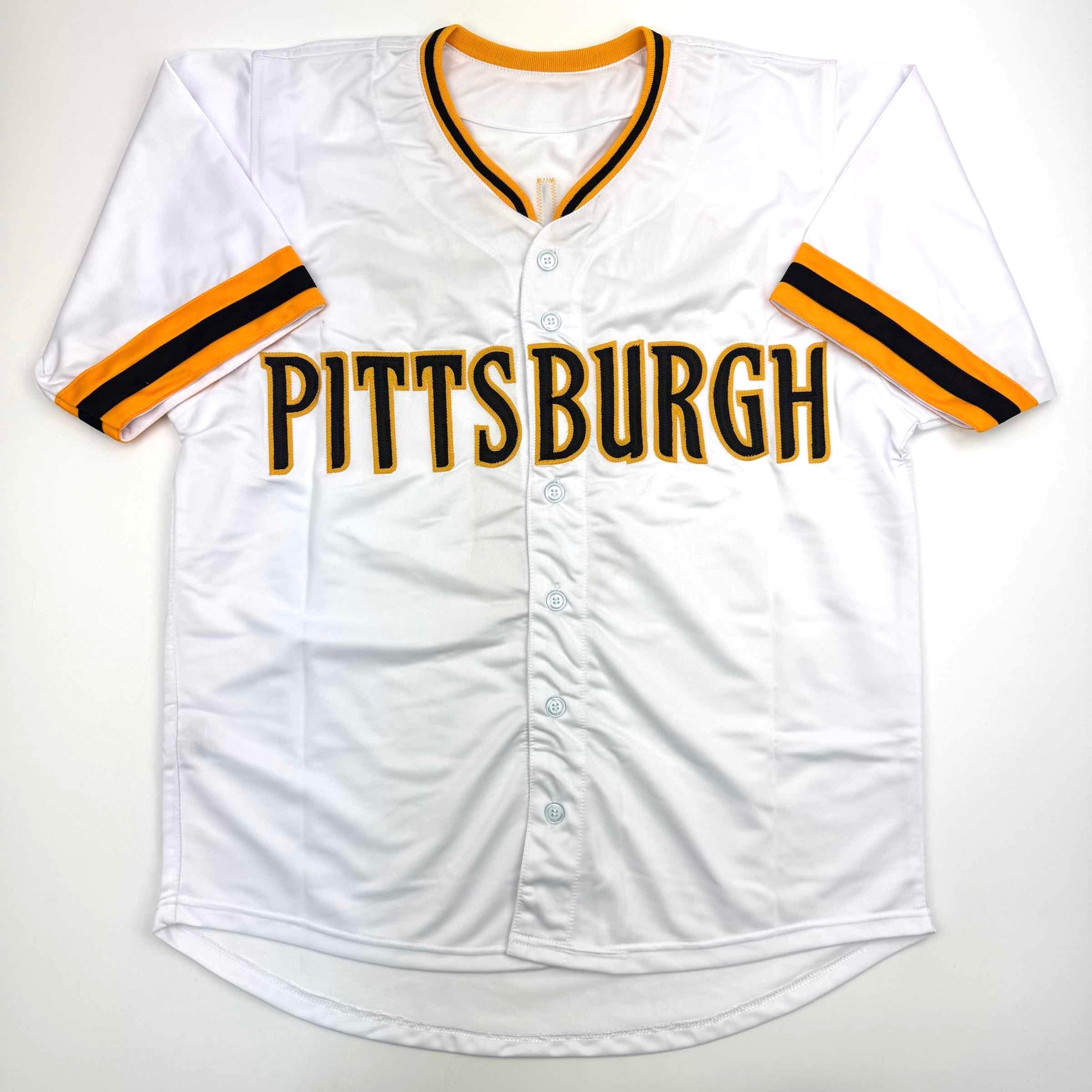 autographed-signed-bill-madlock-pittsburgh-white-baseball-jersey-jsa-coa