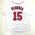 autographed-signed-dustin-pedroia-boston-white-baseball-jersey-jsa-coa