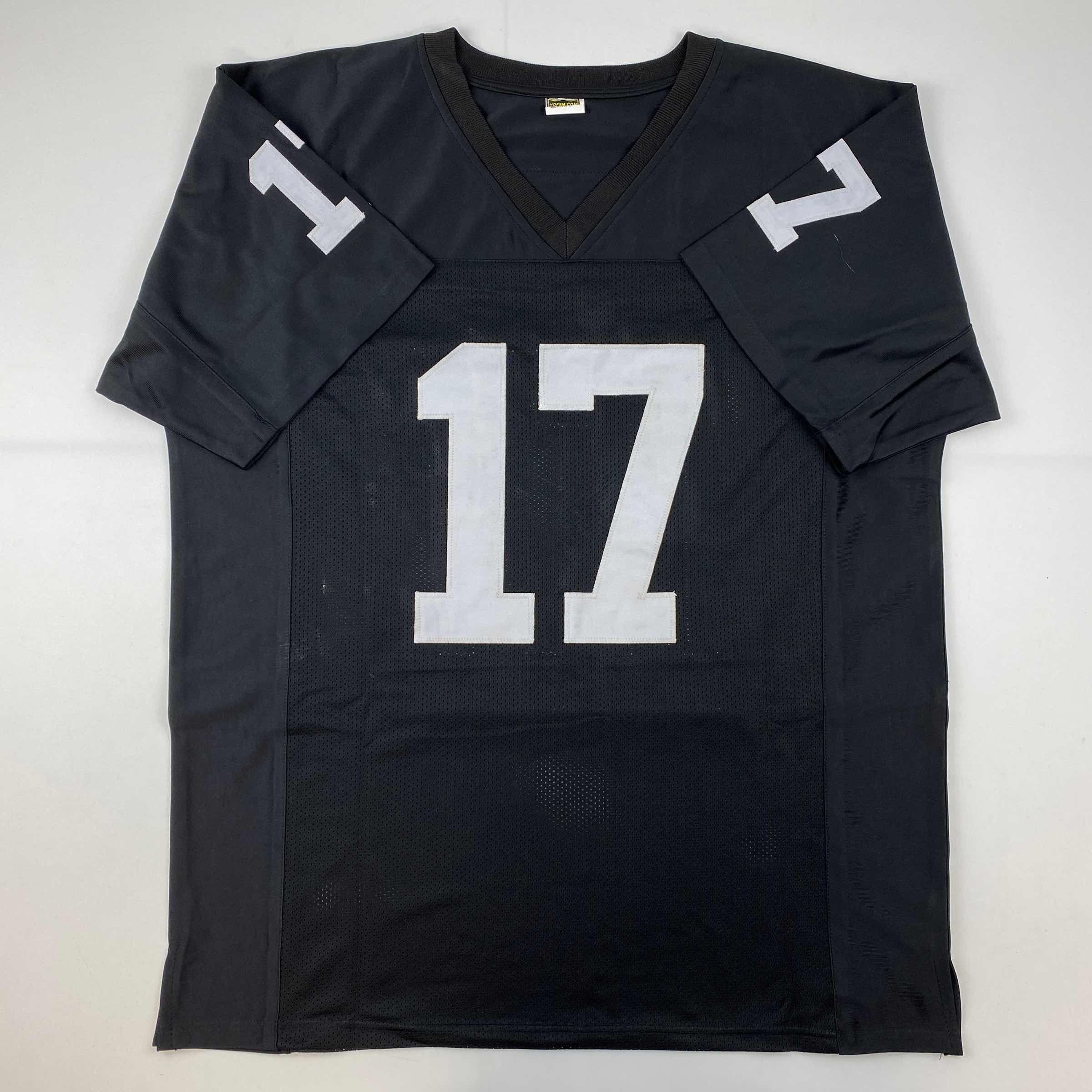 autographed-signed-davante-adams-las-vegas-oakland-black-football-jersey-beckett-bas-coa