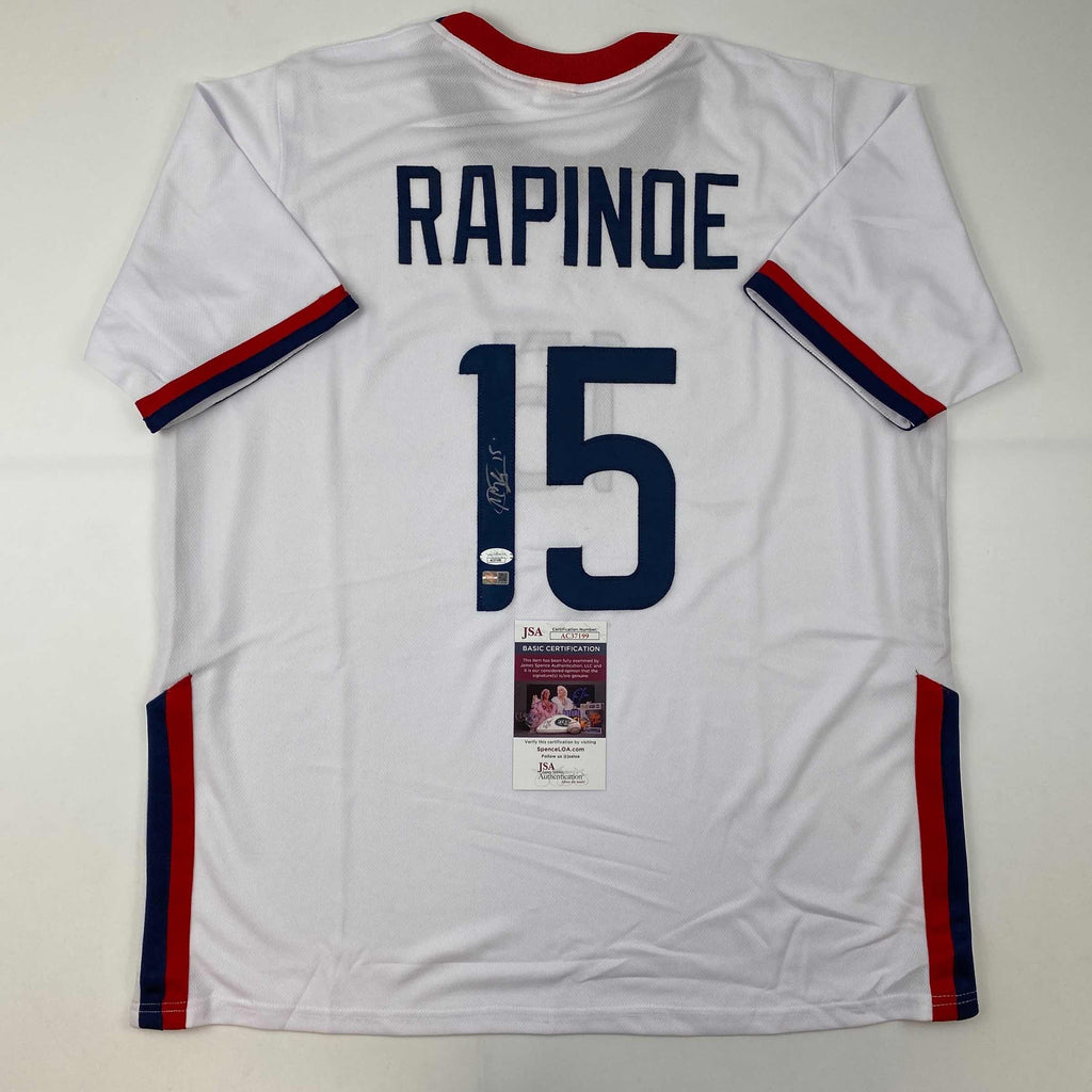 autographed-signed-megan-rapinoe-white-soccer-team-usa-united-states-world-cup-jersey-jsa-coa