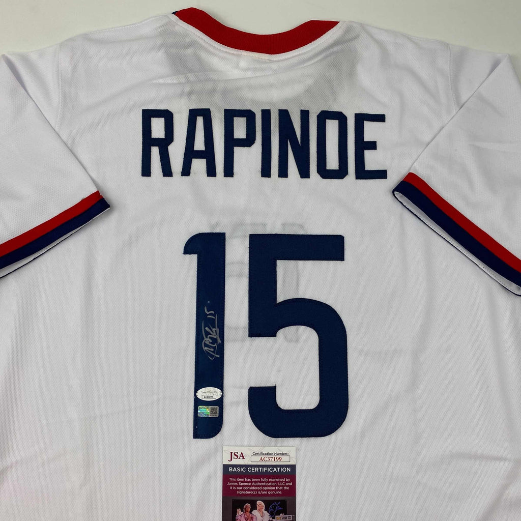 autographed-signed-megan-rapinoe-white-soccer-team-usa-united-states-world-cup-jersey-jsa-coa