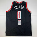 autographed-signed-damian-lillard-portland-black-basketball-jersey-jsa-coa
