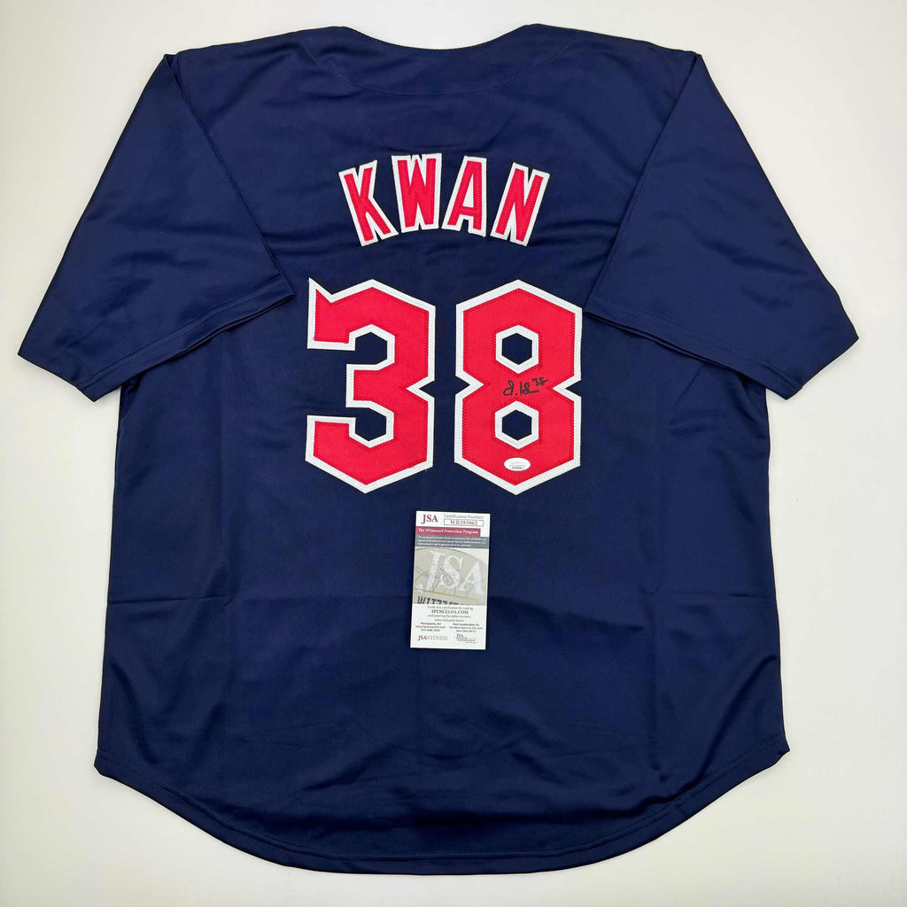 autographed-signed-steven-kwan-cleveland-blue-baseball-jersey-jsa-coa