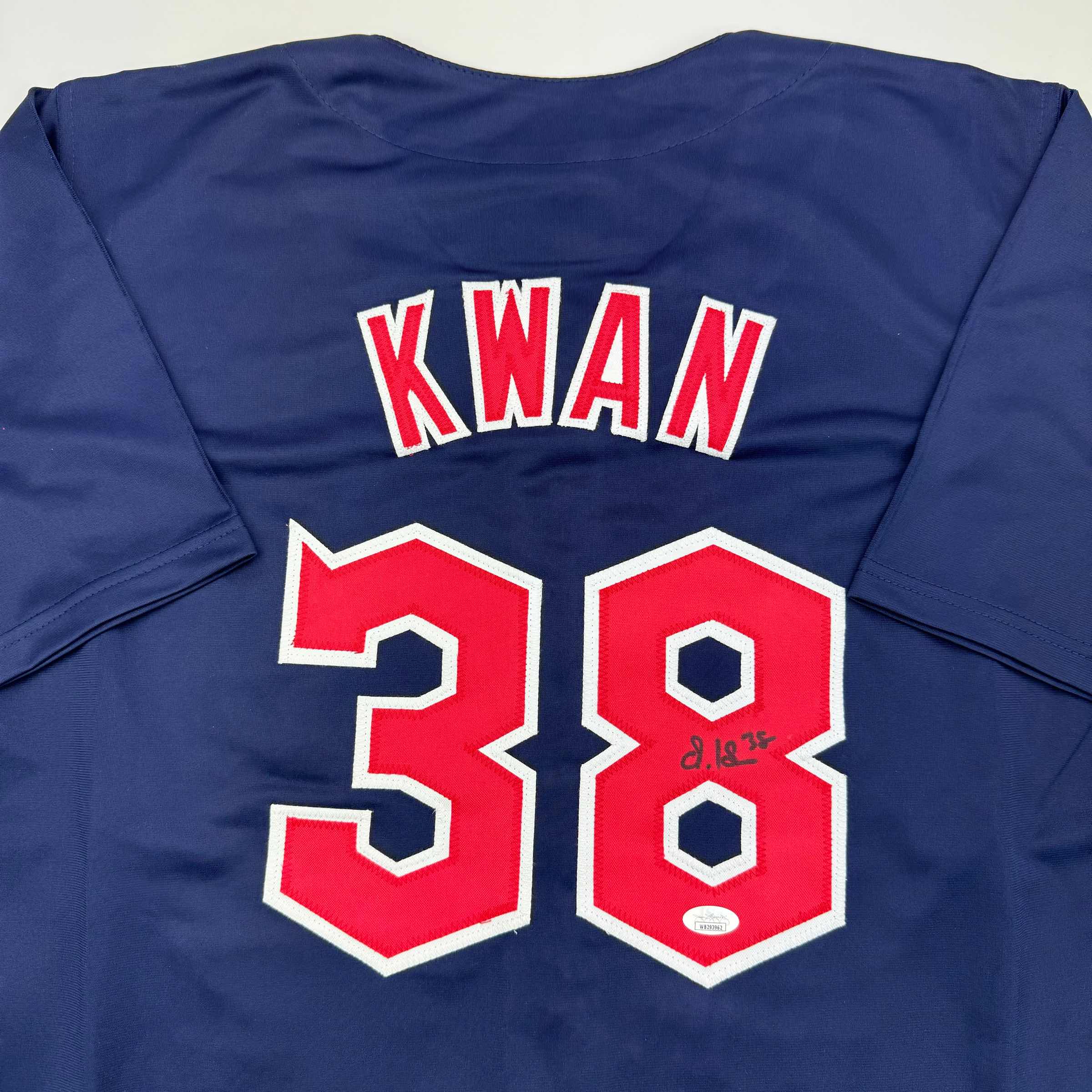 autographed-signed-steven-kwan-cleveland-blue-baseball-jersey-jsa-coa