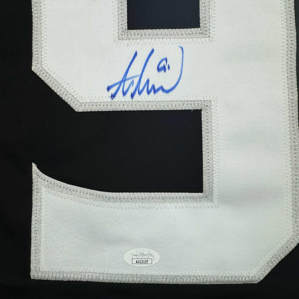 autographed-signed-adrian-kempe-los-angeles-la-black-hockey-jersey-jsa-coa
