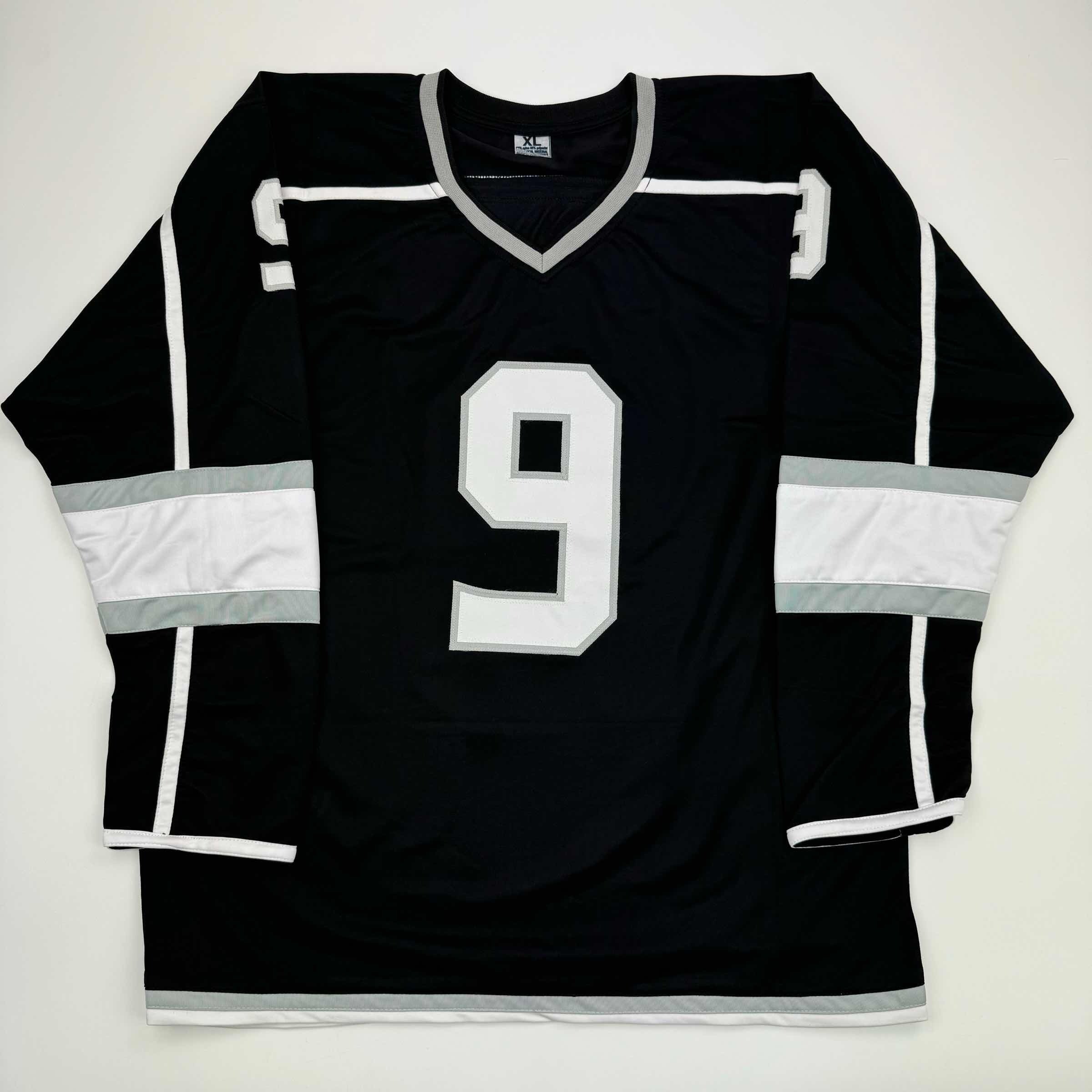 autographed-signed-adrian-kempe-los-angeles-la-black-hockey-jersey-jsa-coa