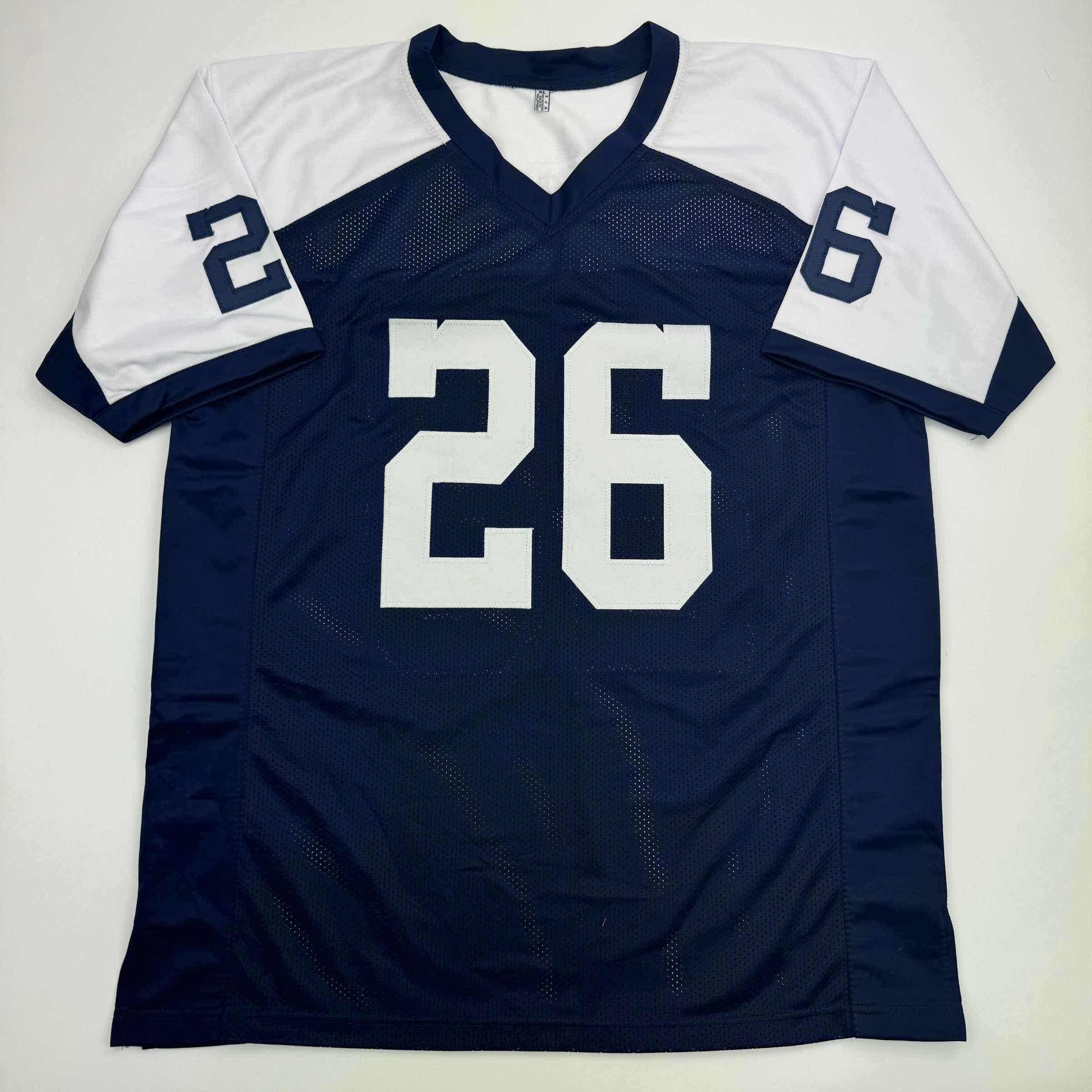 autographed-signed-daron-bland-dallas-thanksgiving-football-jersey-jsa-coa