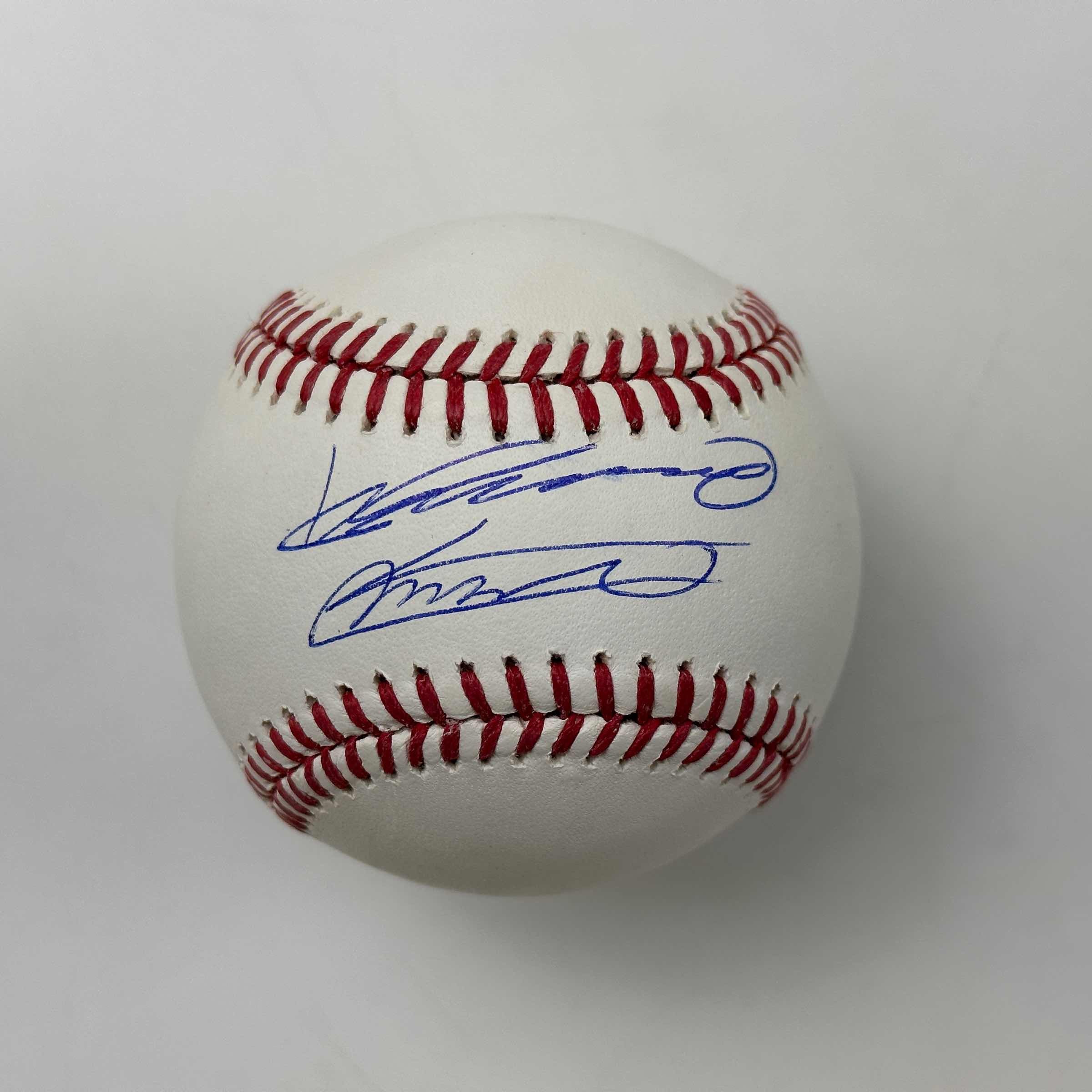 autographed-signed-vladimir-vlad-guerrero-jr-sr-rawlings-official-major-league-baseball-roml-beckett-bas-coa