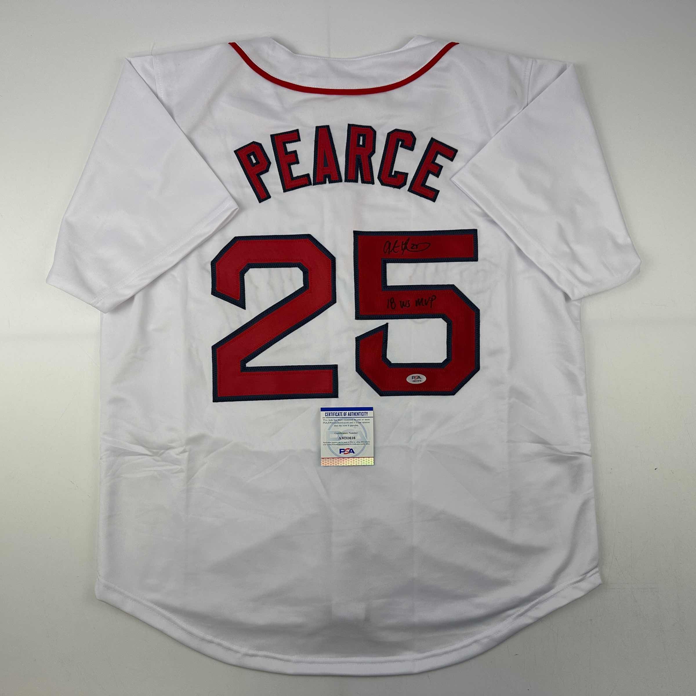 autographed-signed-steve-pearce-18-ws-mvp-boston-white-baseball-jersey-psa-dna-coa