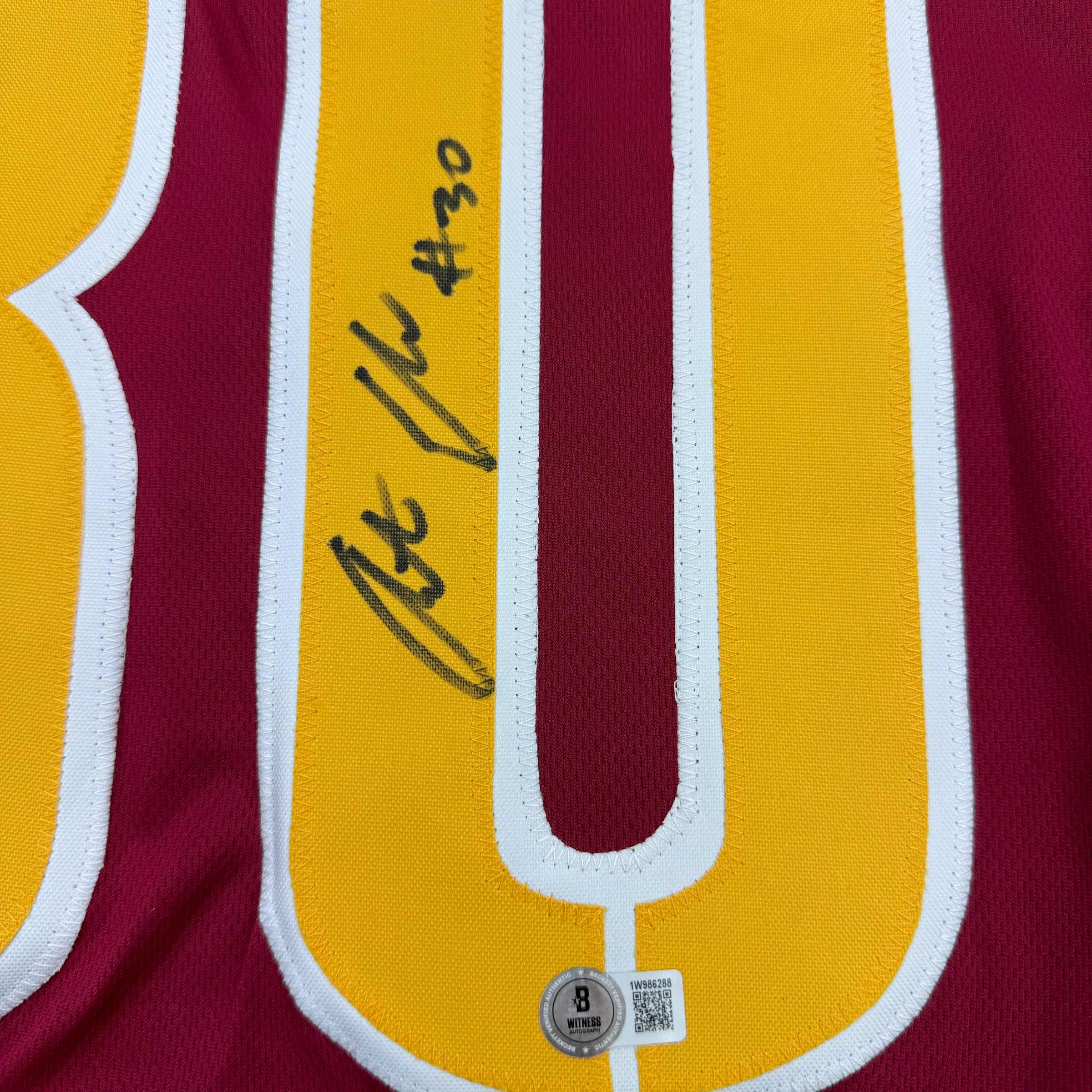 autographed-signed-austin-ekeler-washington-burgundy-football-jersey-beckett-bas-coa