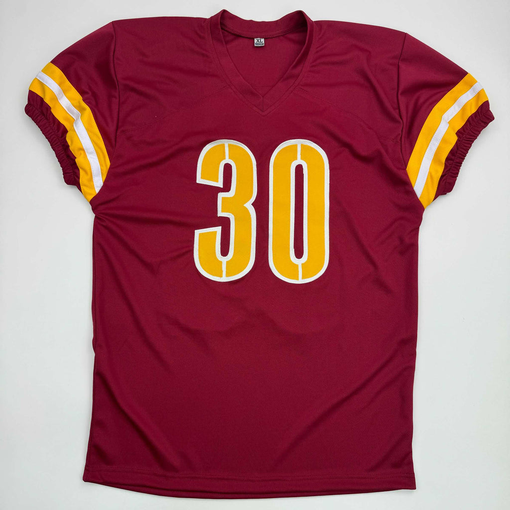 autographed-signed-austin-ekeler-washington-burgundy-football-jersey-beckett-bas-coa