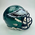 autographed-signed-quinyon-mitchell-philadelphia-eagles-green-mini-football-helmet-jsa-coa