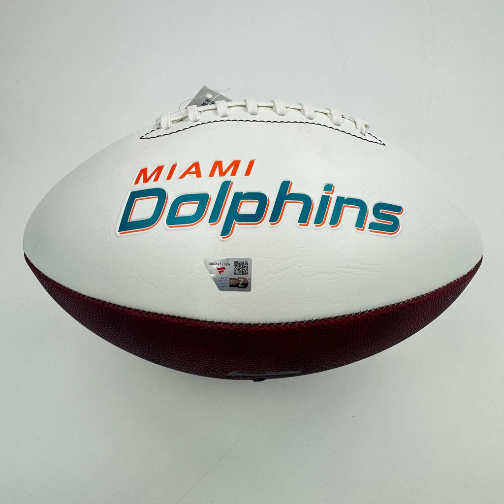 autographed-signed-ricky-williams-miami-dolphins-full-size-f-s-white-panel-logo-football-jsa-coa