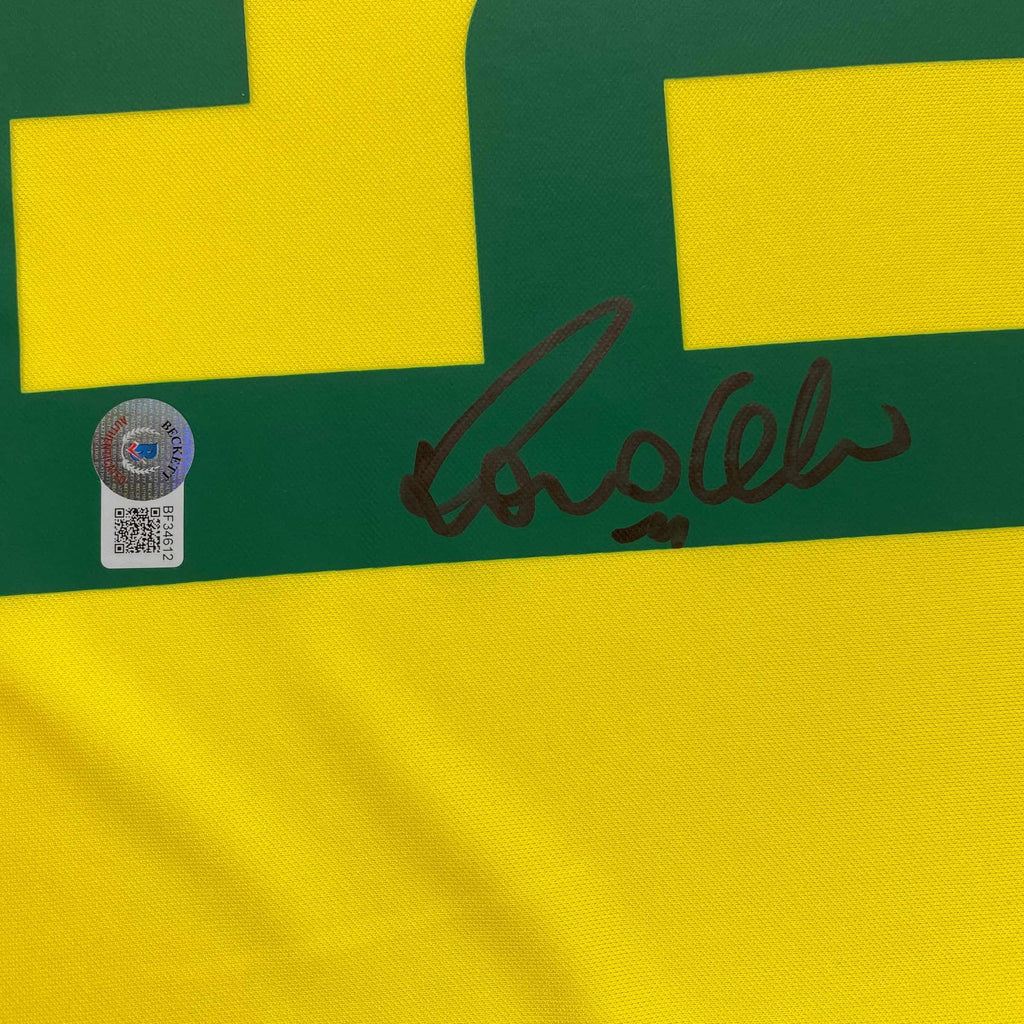 autographed-signed-ronaldo-nazario-brazil-yellow-soccer-jersey-beckett-bas-coa