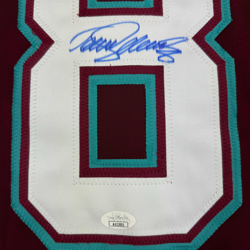 autographed-signed-teemu-selanne-anaheim-maroon-retro-hockey-jersey-jsa-coa