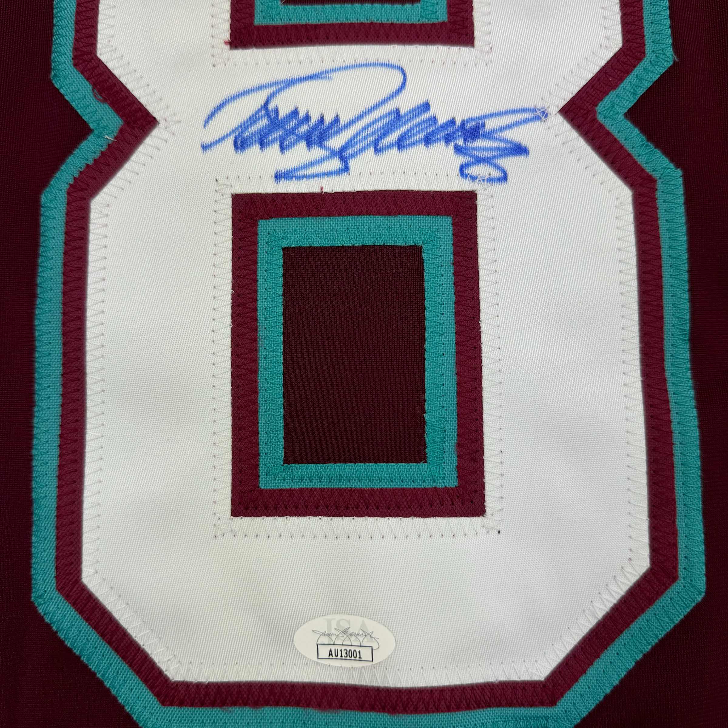 autographed-signed-teemu-selanne-anaheim-maroon-retro-hockey-jersey-jsa-coa