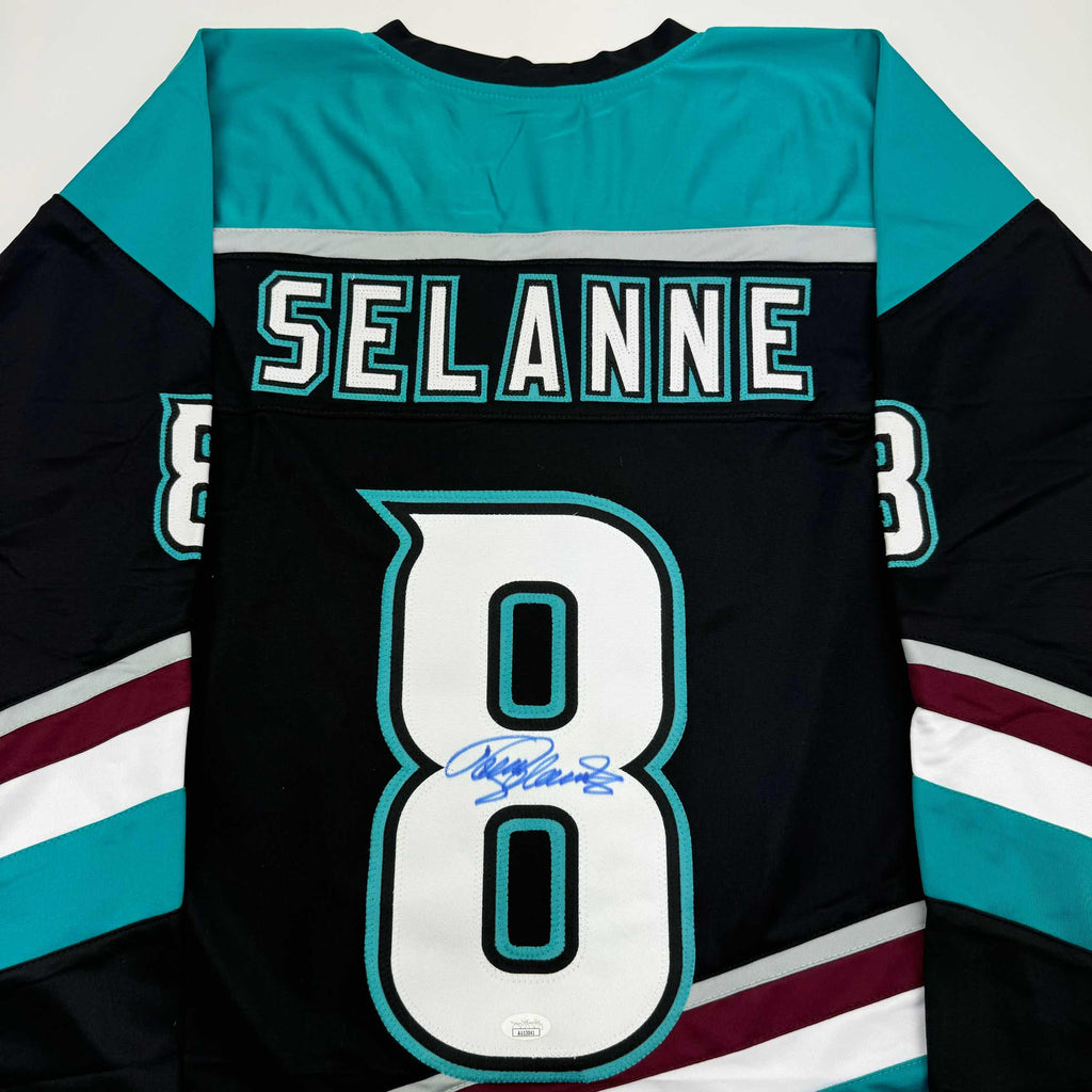 autographed-signed-teemu-selanne-anaheim-black-retro-hockey-jersey-jsa-coa