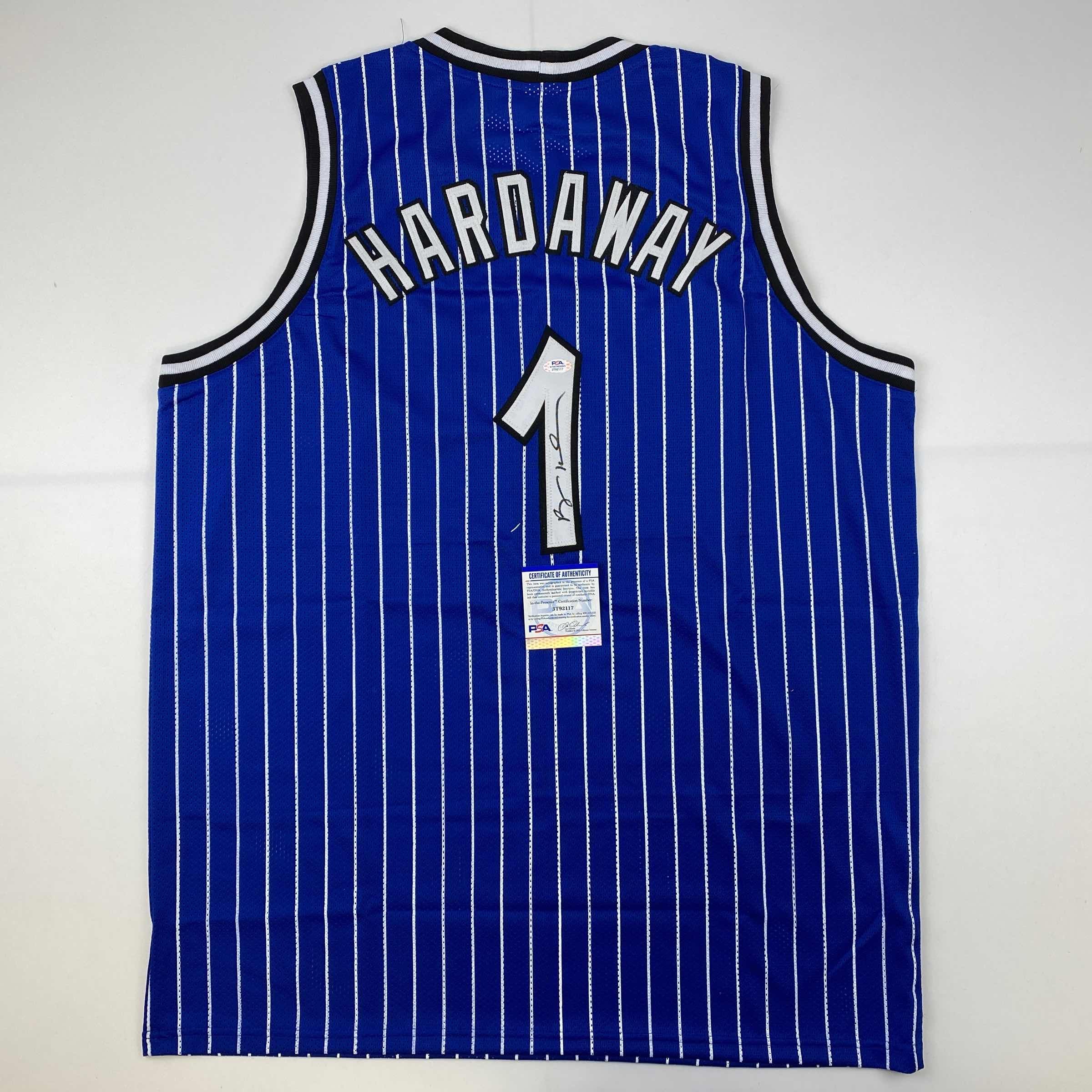 autographed-signed-anfernee-penny-hardaway-orlando-blue-pinstripe-basketball-jersey-psa-dna-coa