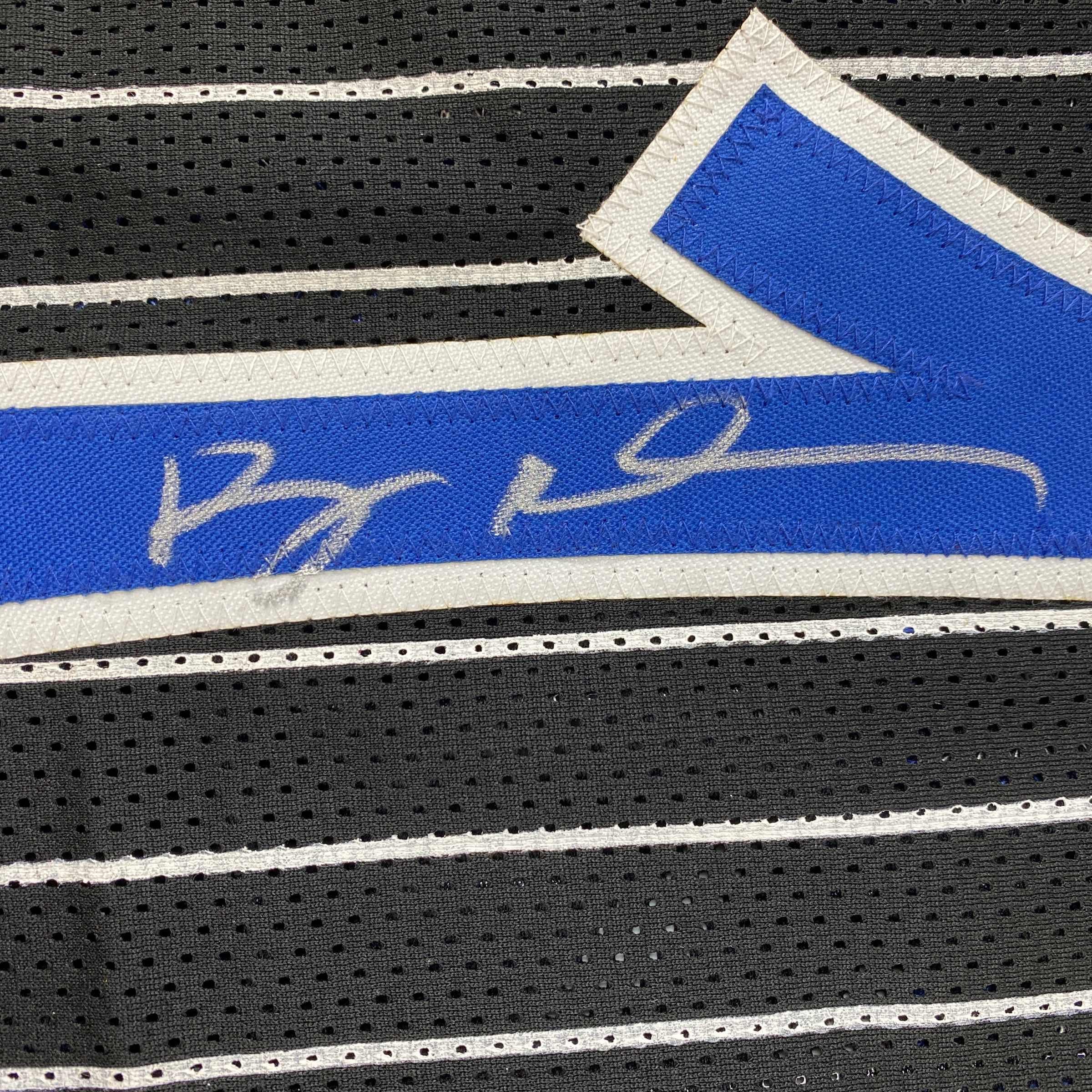 autographed-signed-anfernee-penny-hardaway-orlando-black-pinstripe-basketball-jersey-psa-dna-coa