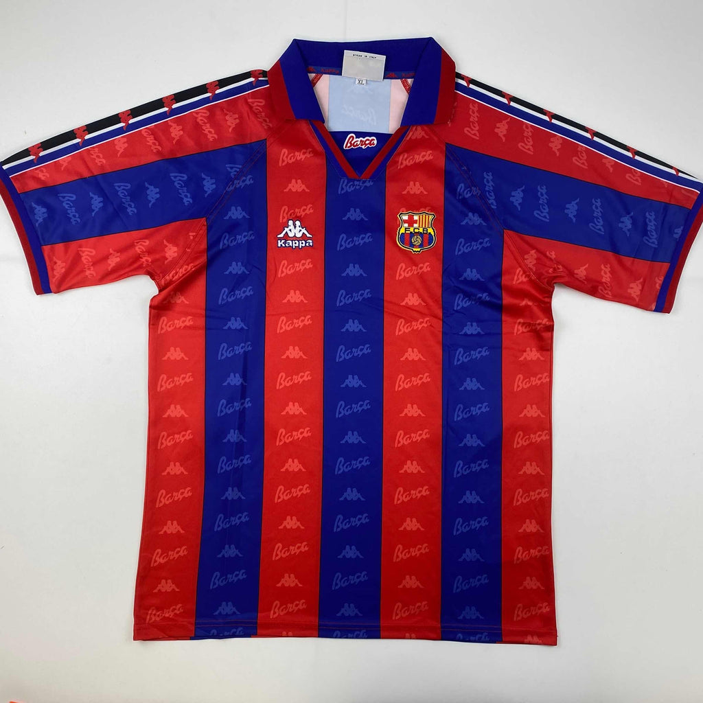 autographed-signed-ronaldo-nazario-fc-barcelona-red-blue-soccer-jersey-beckett-bas-coa