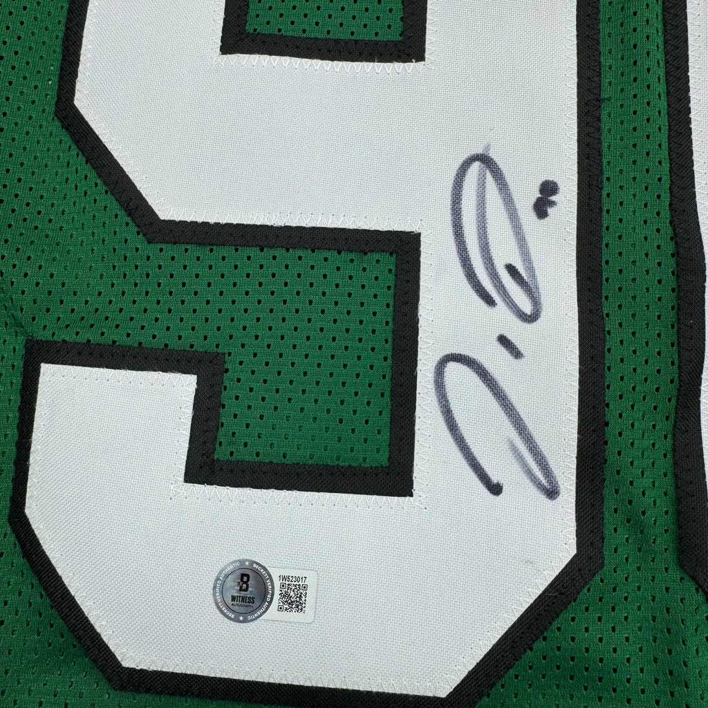 autographed-signed-jordan-davis-philadelphia-kelly-green-football-jersey-beckett-bas-coa