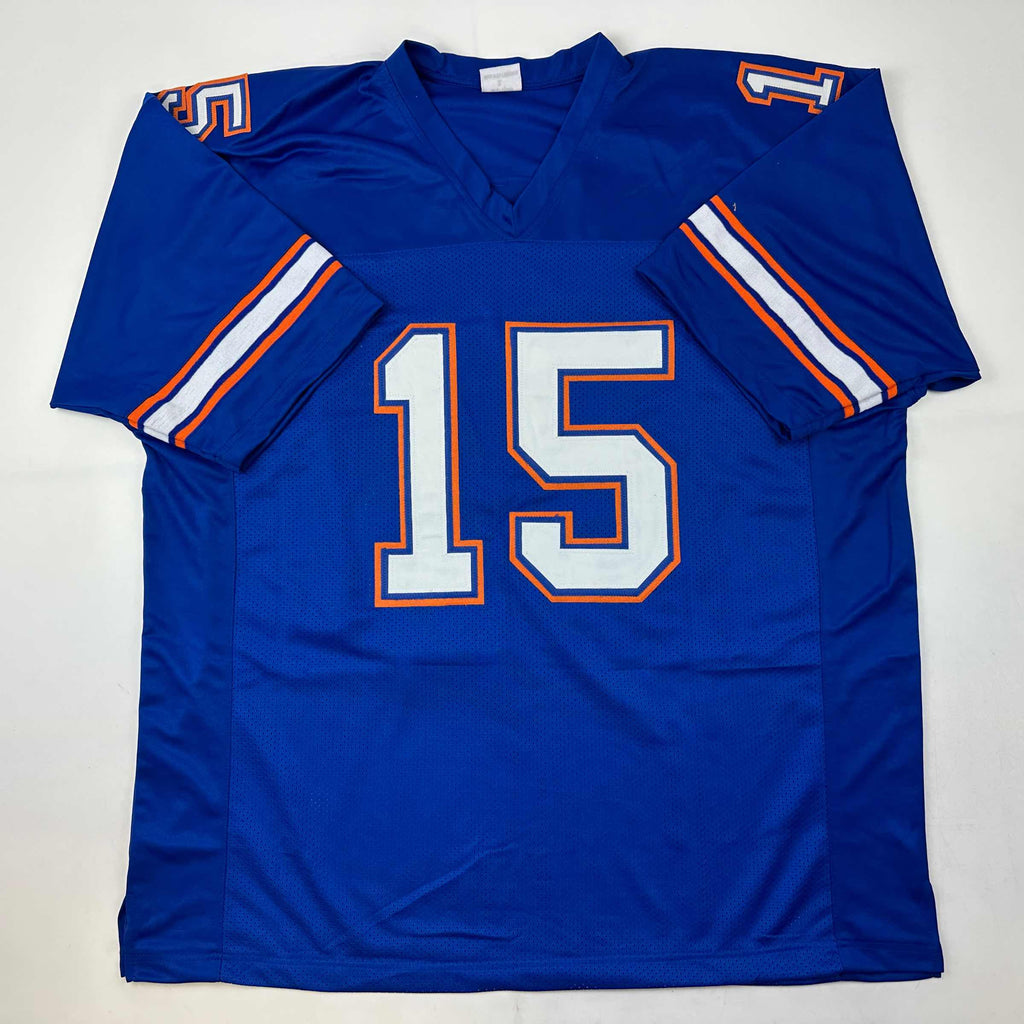 autographed-signed-tim-tebow-florida-blue-college-football-jersey-beckett-bas-coa