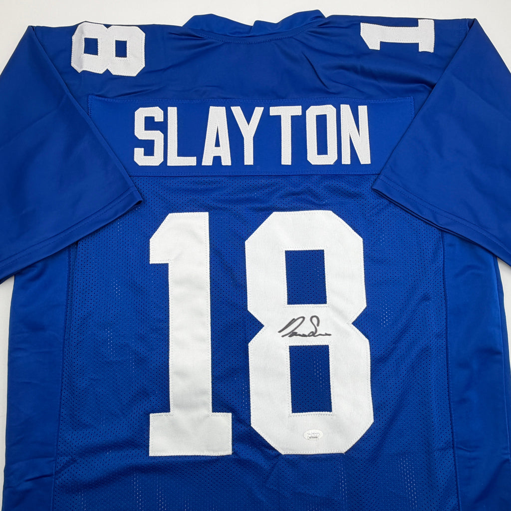 autographed-signed-darius-slayton-new-york-blue-football-jersey-jsa-coa