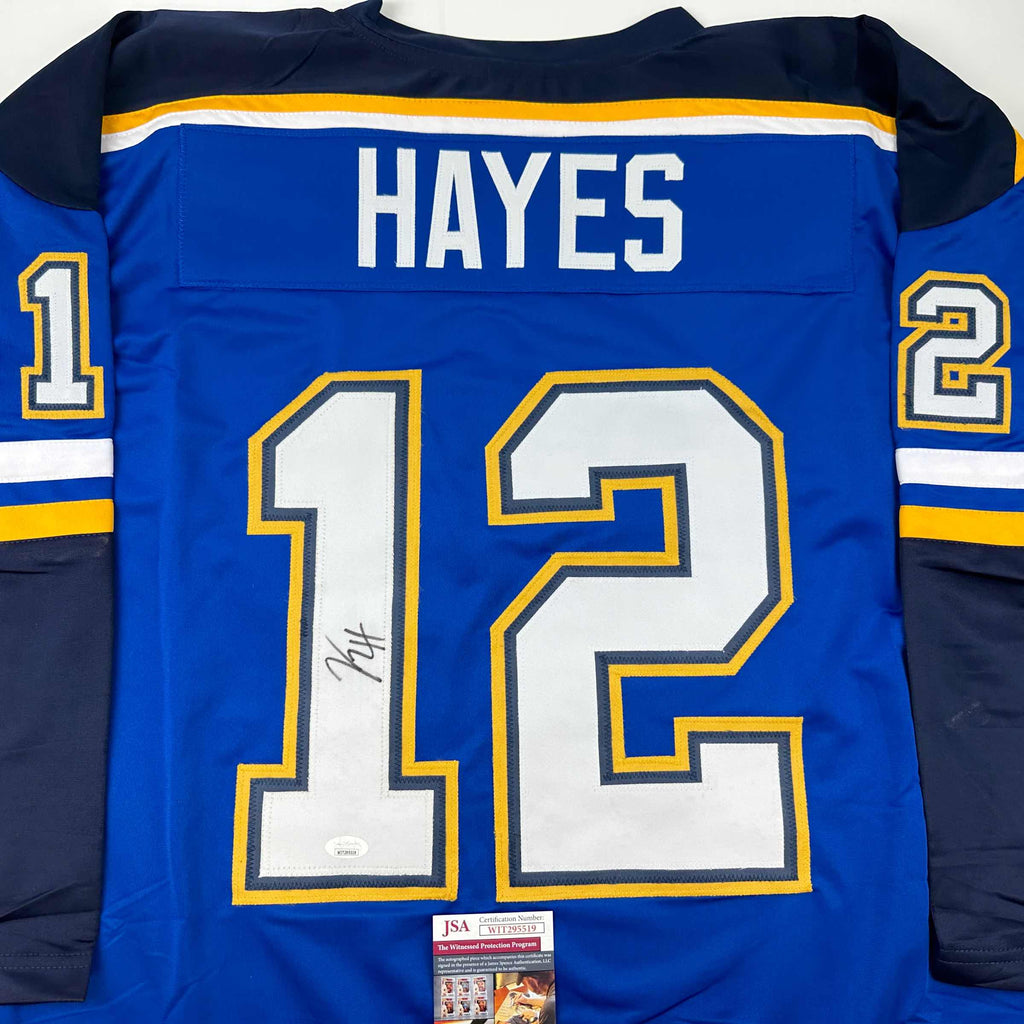 autographed-signed-kevin-hayes-st-louis-blue-hockey-jersey-jsa-coa
