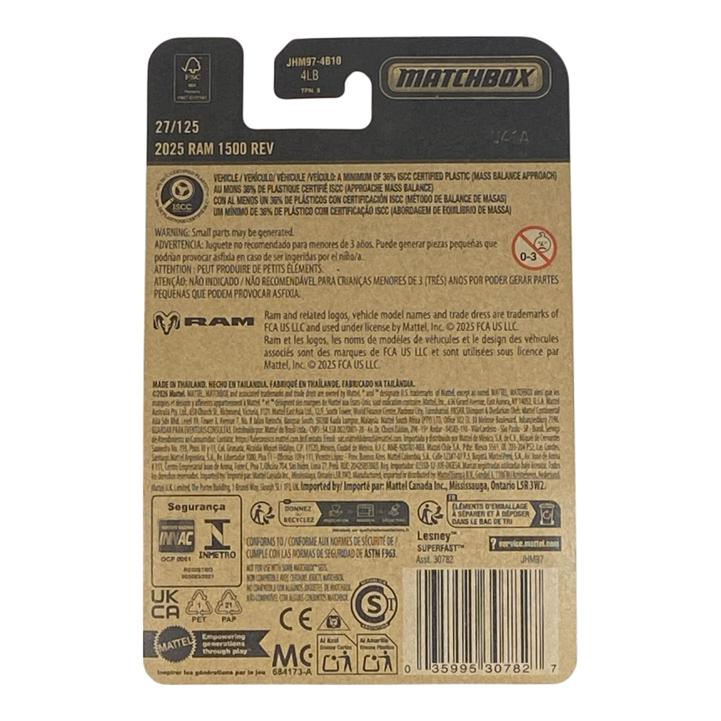 Matchbox 2025 Ram 1500 REV - 2026 Matchbox Series 27/125