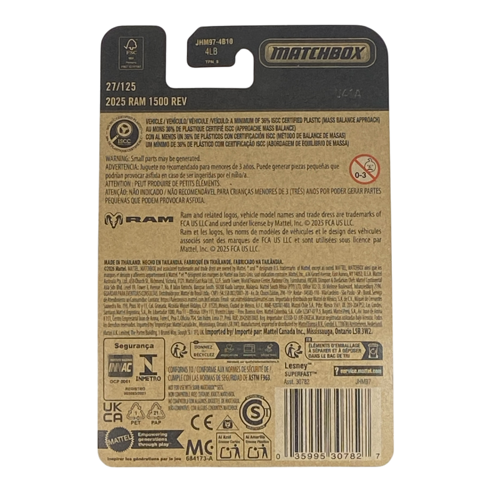 Matchbox 2025 Ram 1500 REV - 2026 Matchbox Series 27/125