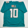 autographed-signed-tyreek-hill-miami-teal-football-jersey-beckett-bas-coa