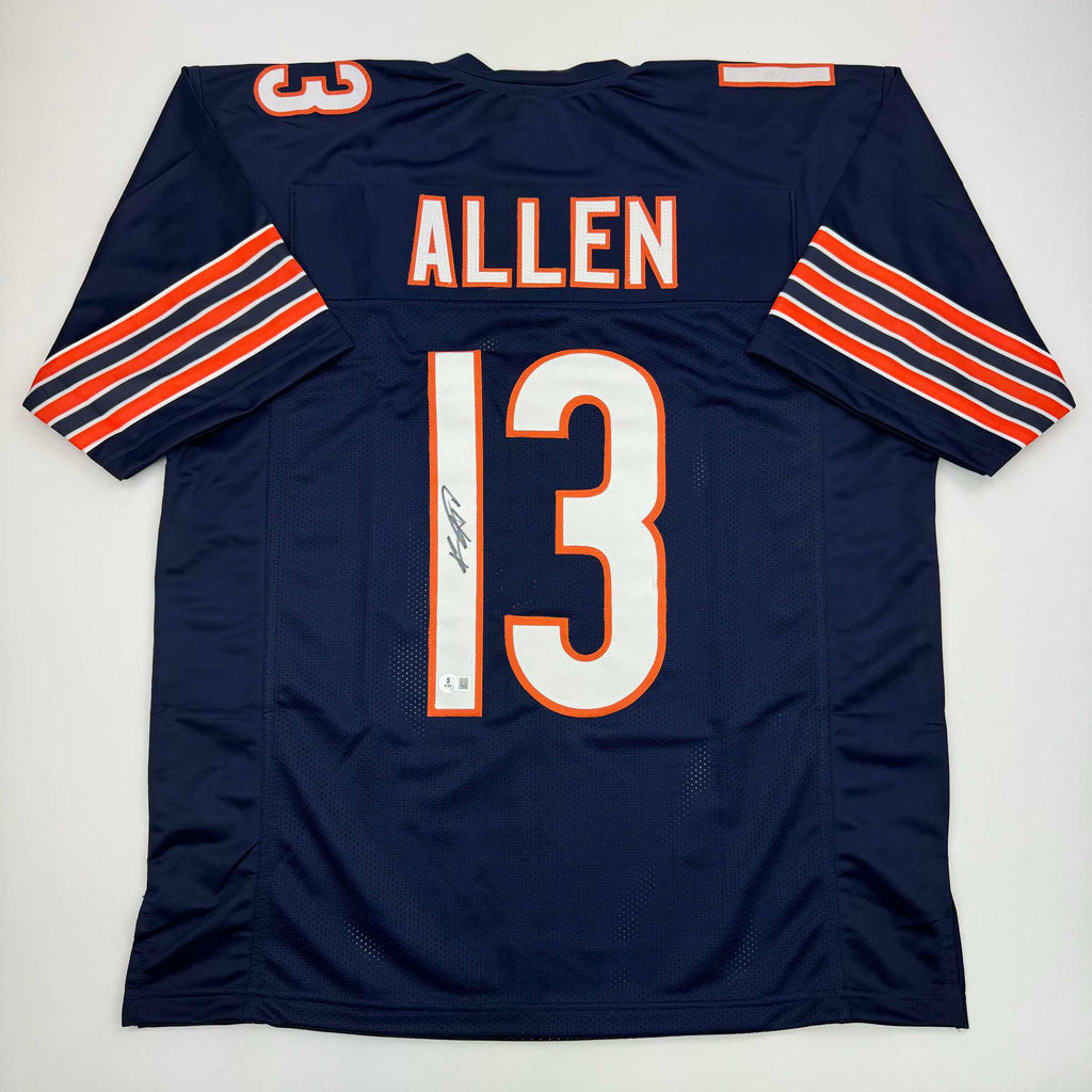 autographed-signed-keenan-allen-chicago-blue-football-jersey-beckett-bas-coa