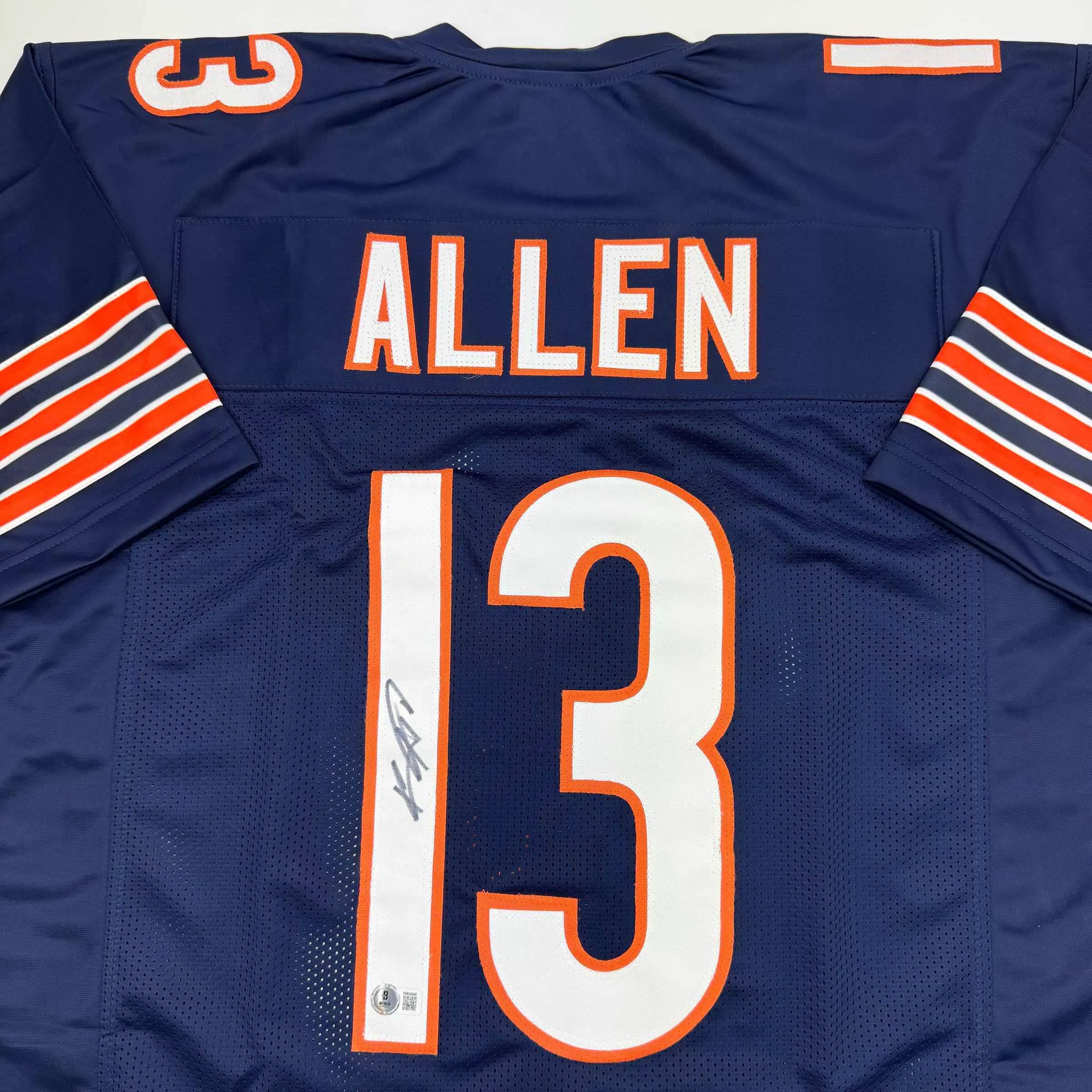 autographed-signed-keenan-allen-chicago-blue-football-jersey-beckett-bas-coa