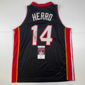 autographed-signed-tyler-herro-miami-black-basketball-jersey-jsa-coa