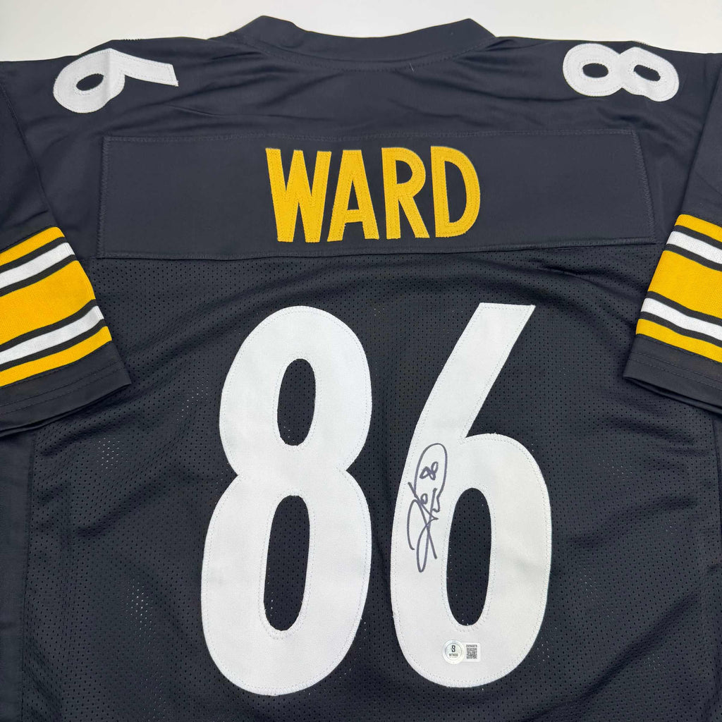 autographed-signed-hines-ward-pittsburgh-black-football-jersey-beckett-bas-coa