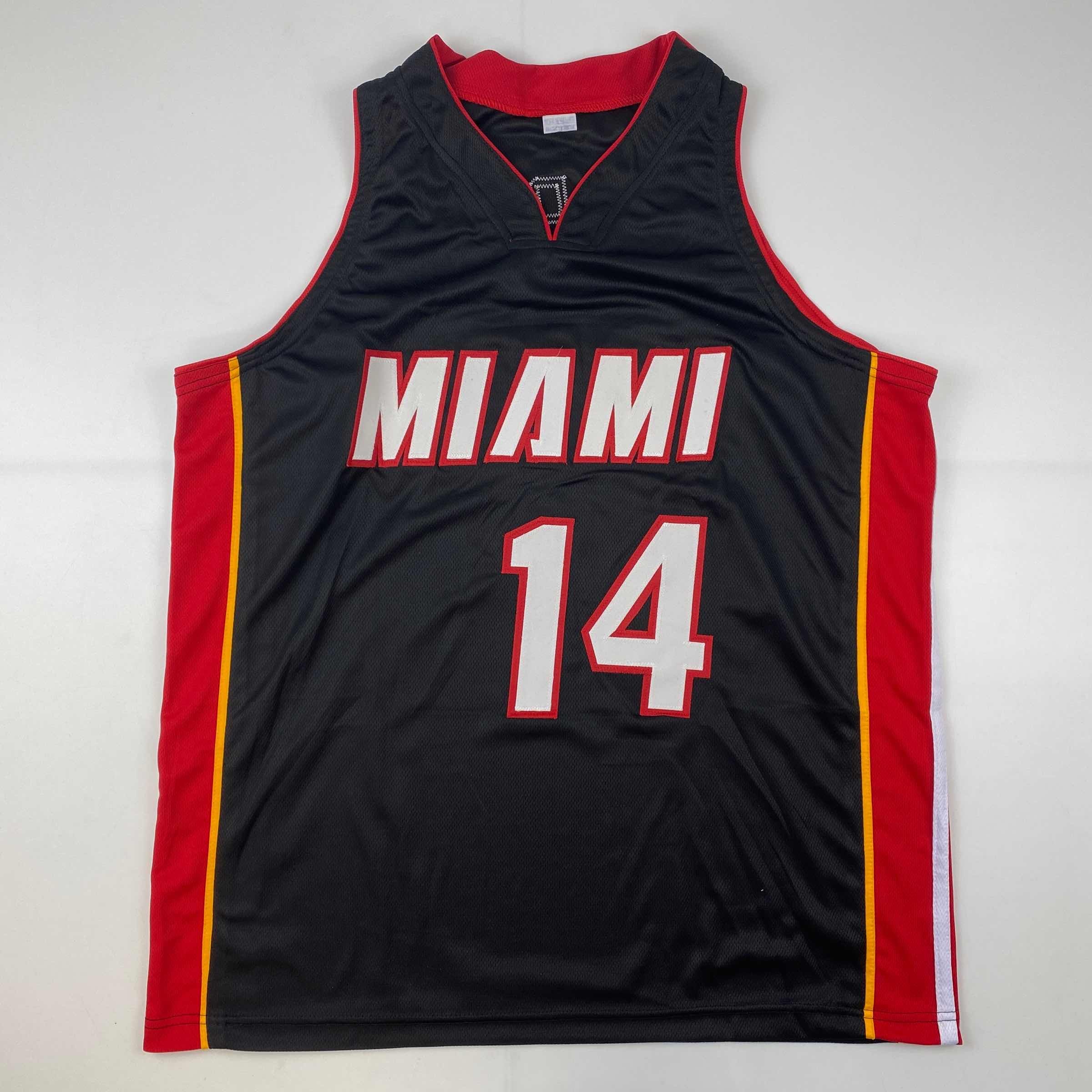 autographed-signed-tyler-herro-miami-black-basketball-jersey-jsa-coa