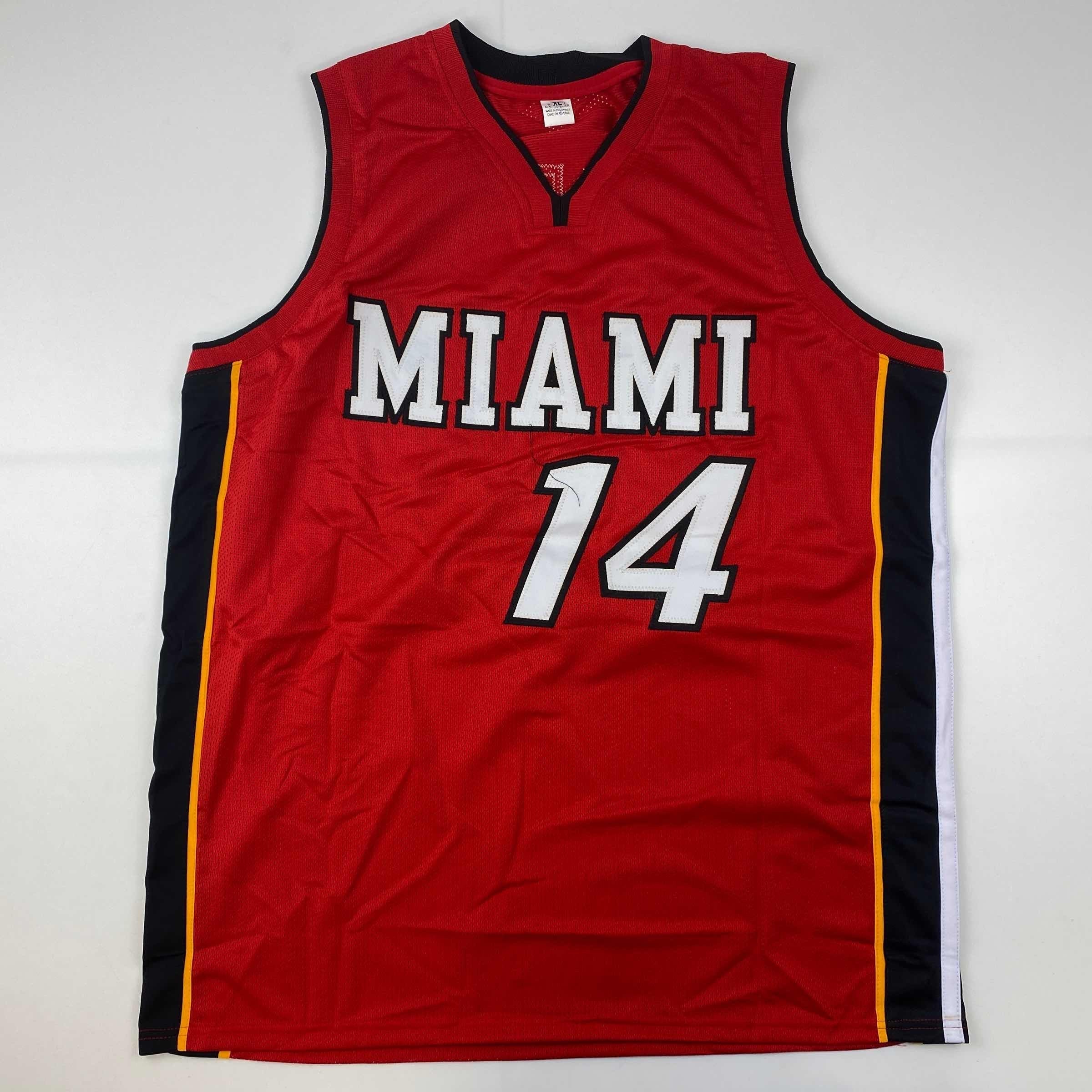 autographed-signed-tyler-herro-miami-red-basketball-jersey-jsa-coa